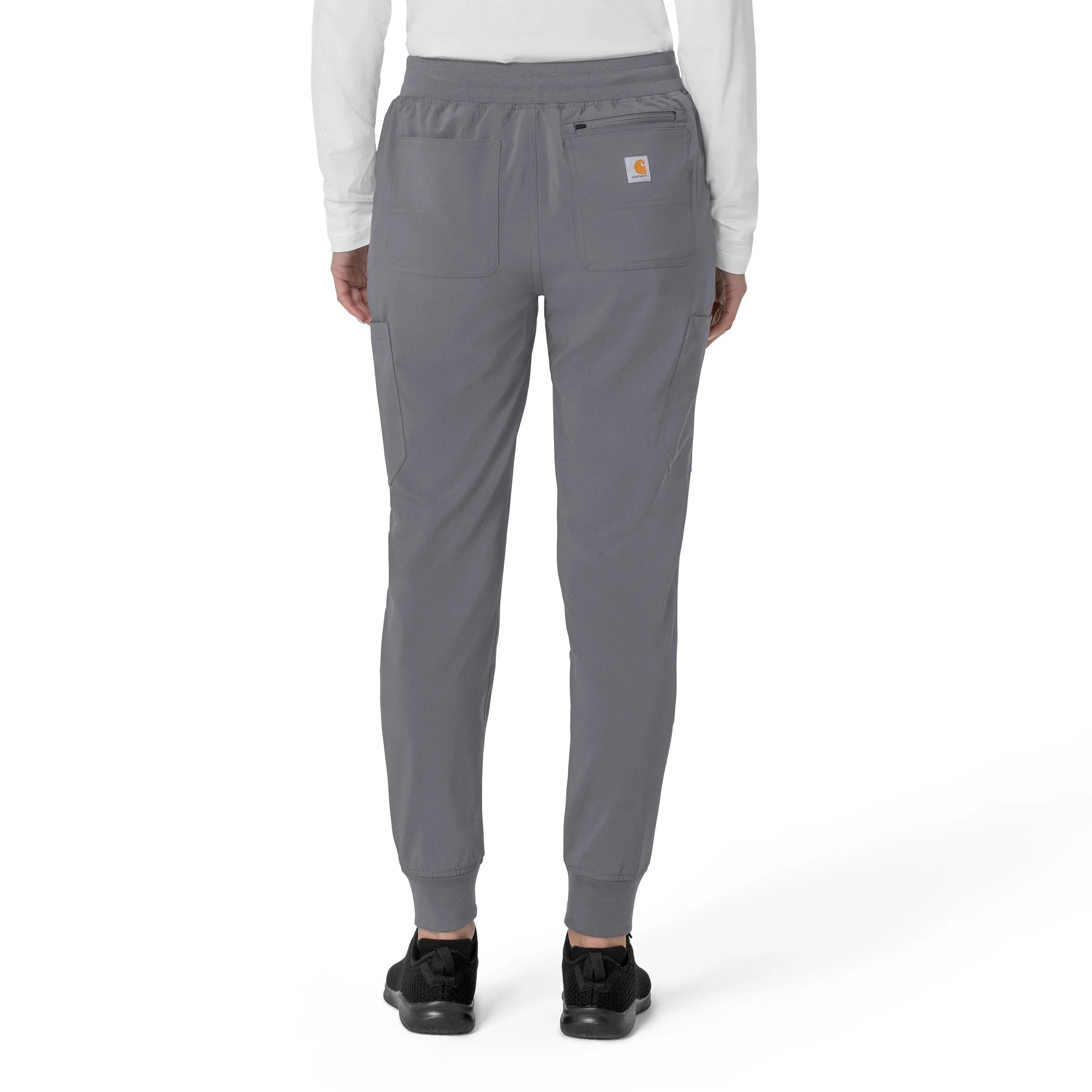 Carhartt Force Cross-Flex Women's Cargo Jogger Scrub Pant - Pewter