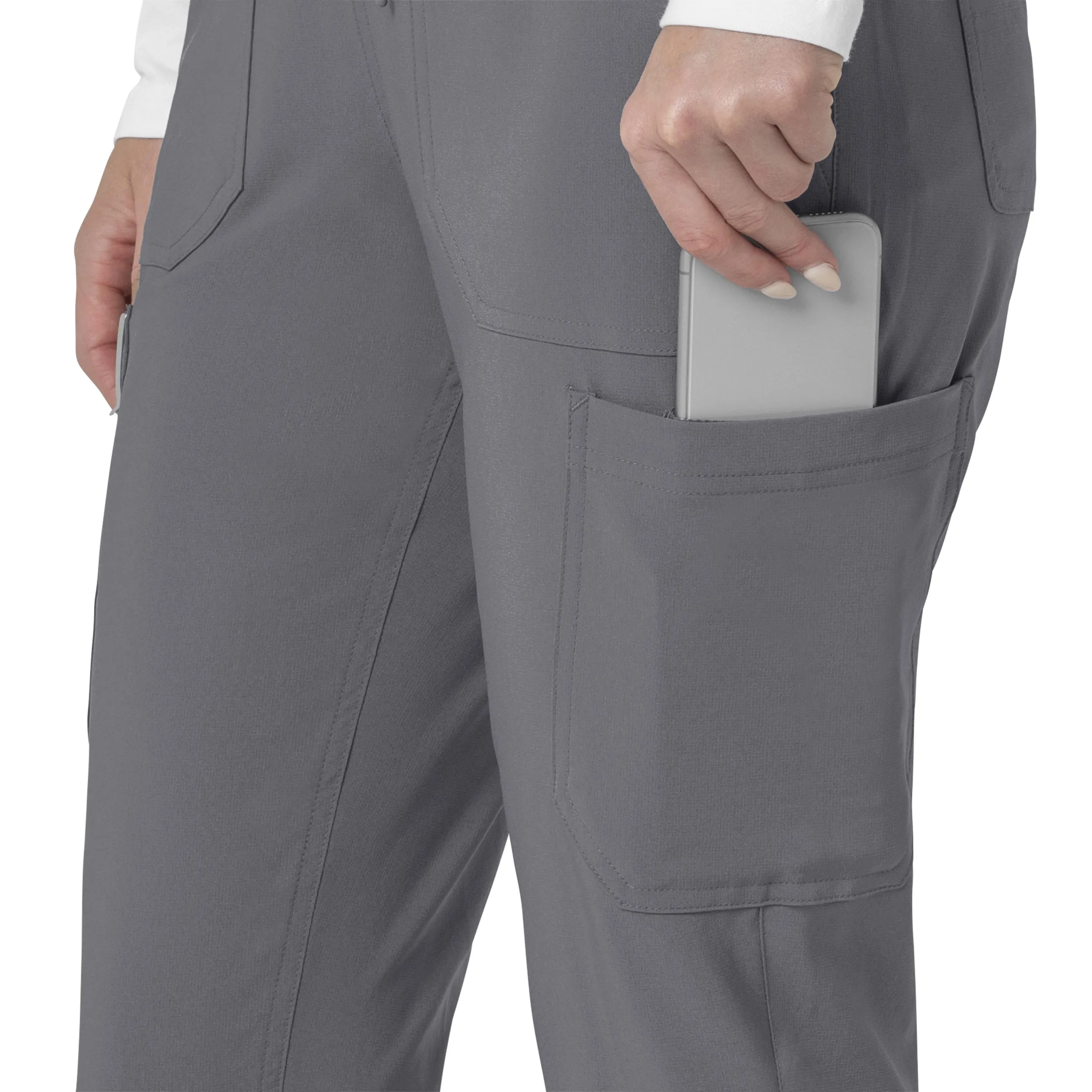 Carhartt Force Cross-Flex Women's Cargo Jogger Scrub Pant - Pewter