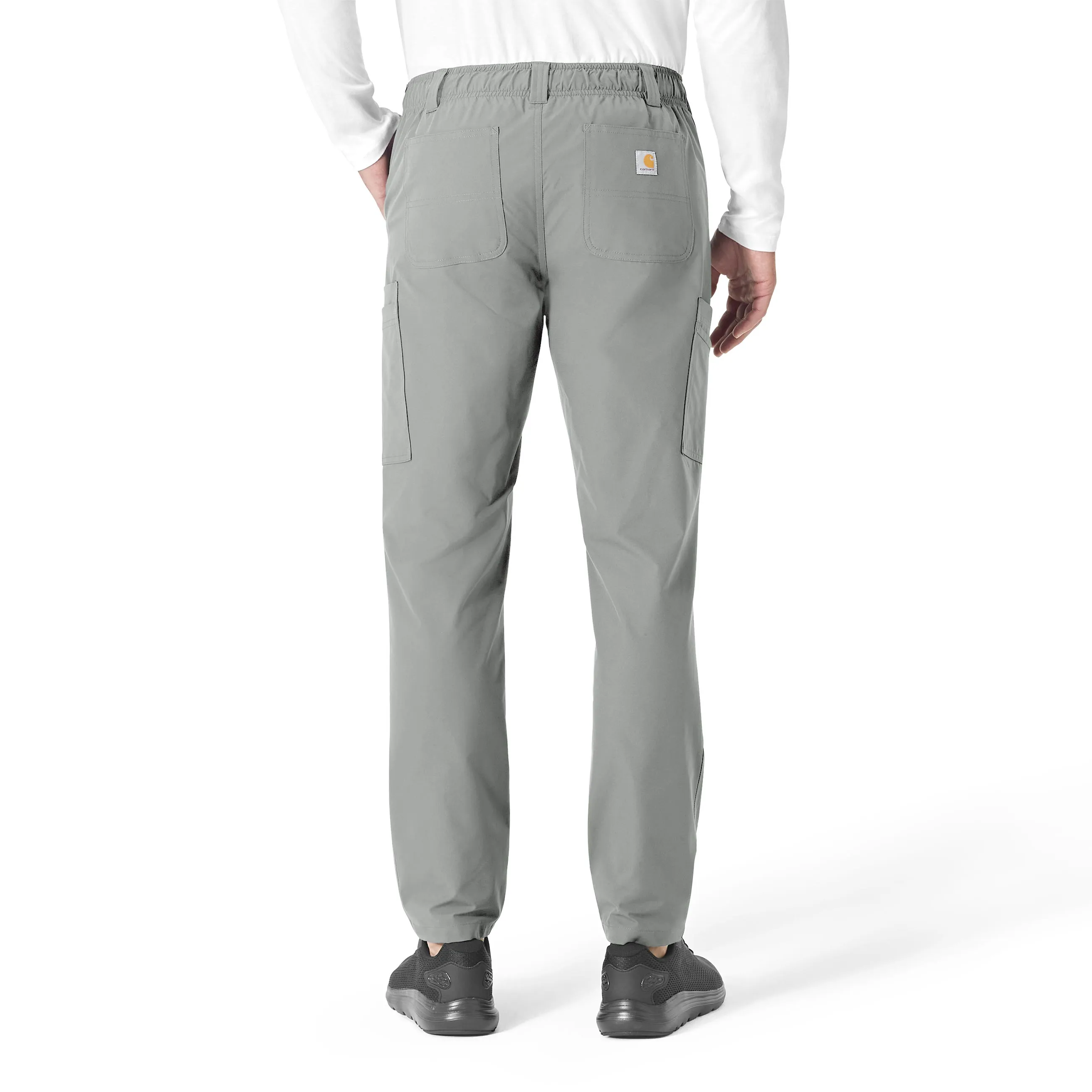 Carhartt Force Essentials Men's Straight Leg Cargo Scrub Pant - Grey