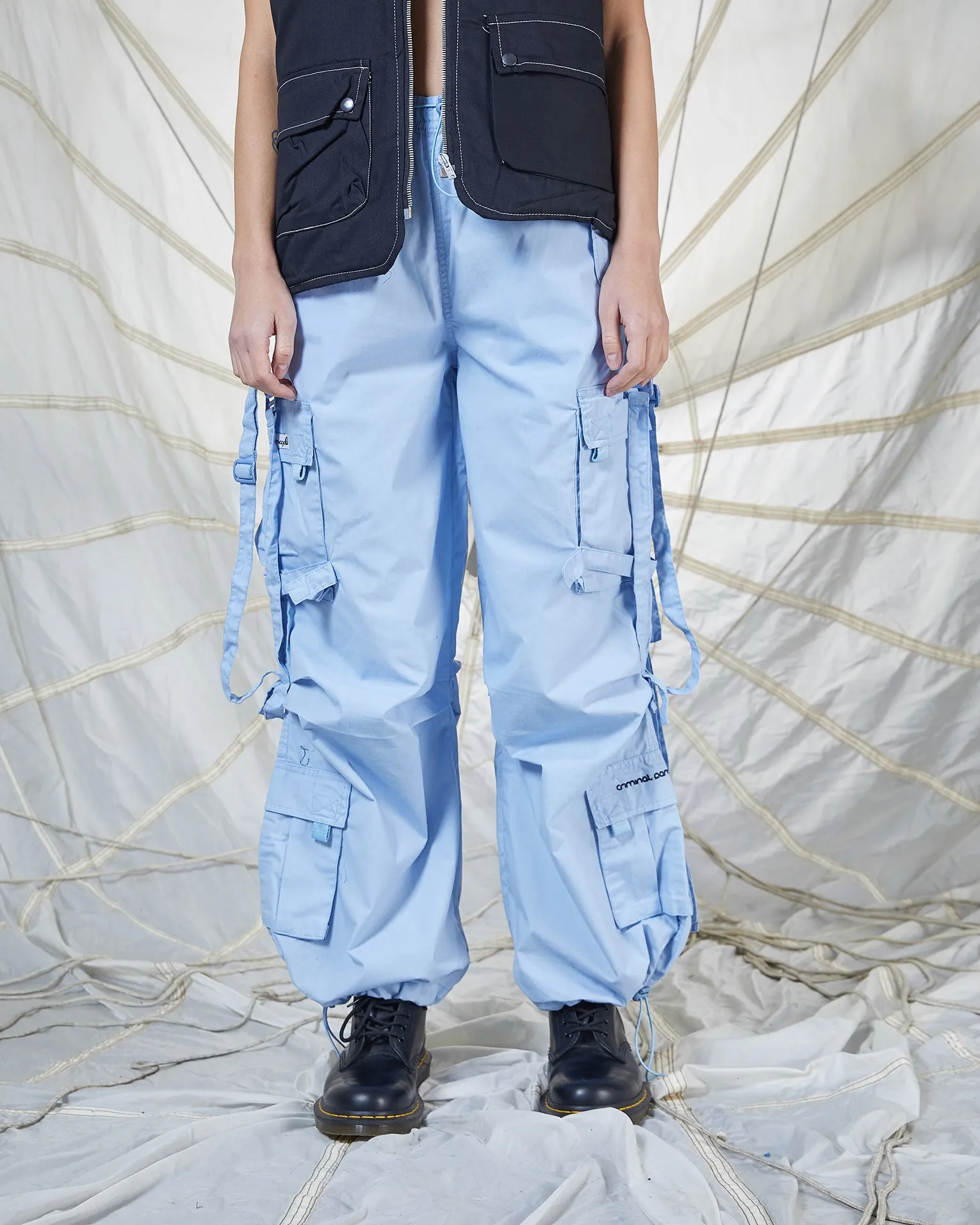 CARNABY TROUSERS - BABY BLUE