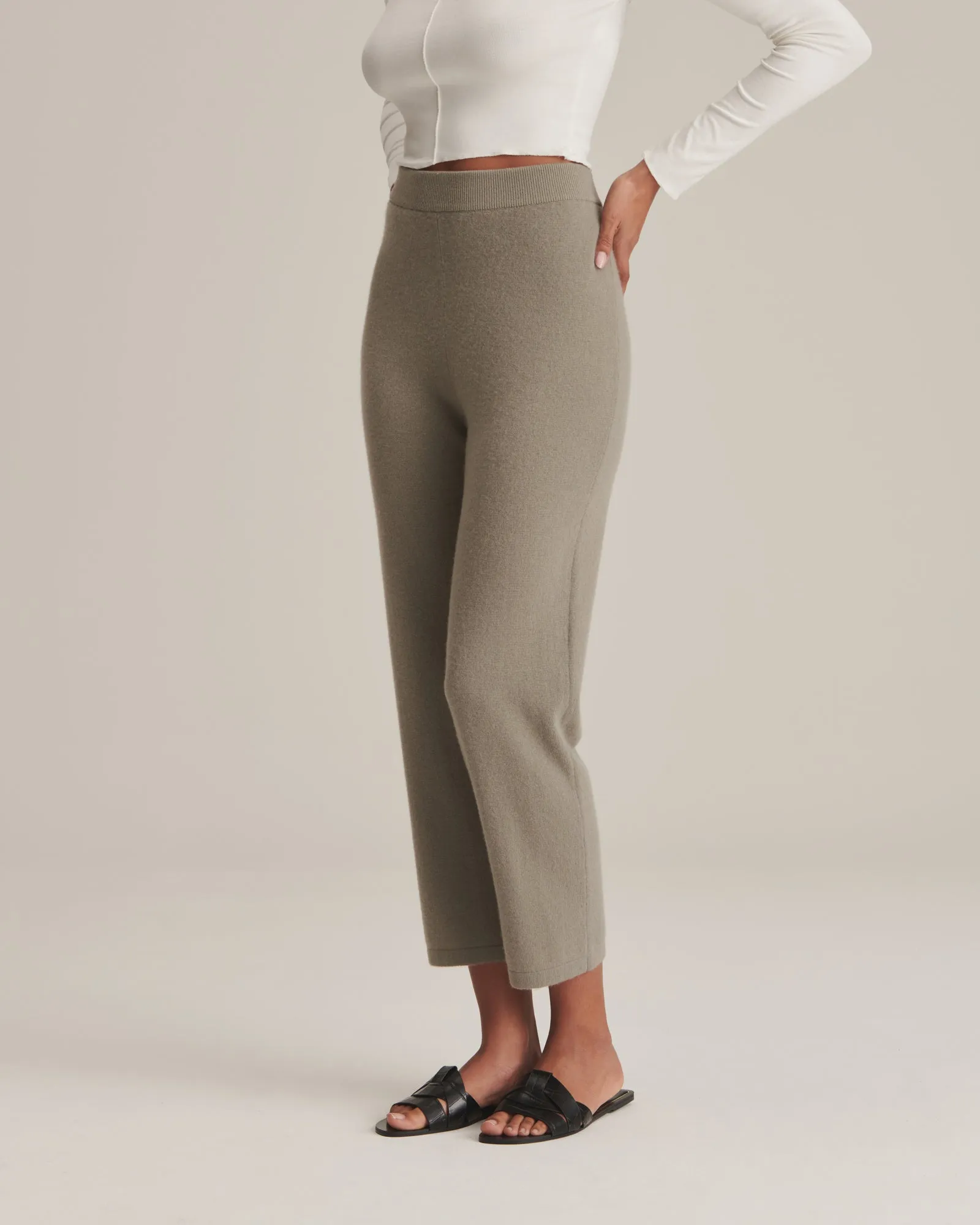 Cashmere Cropped Pant