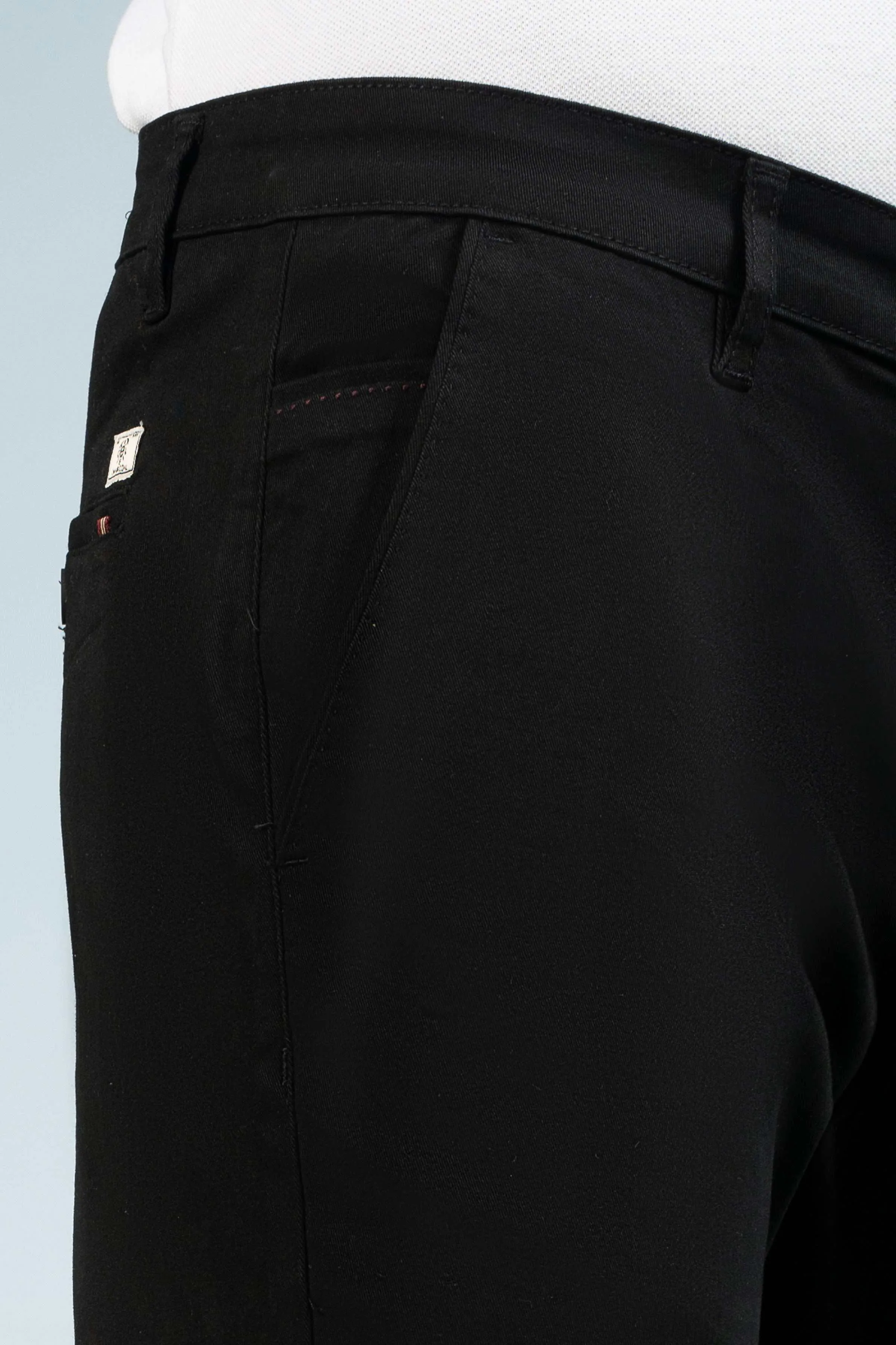 CASUAL PANT CROSS POCKET BLACK