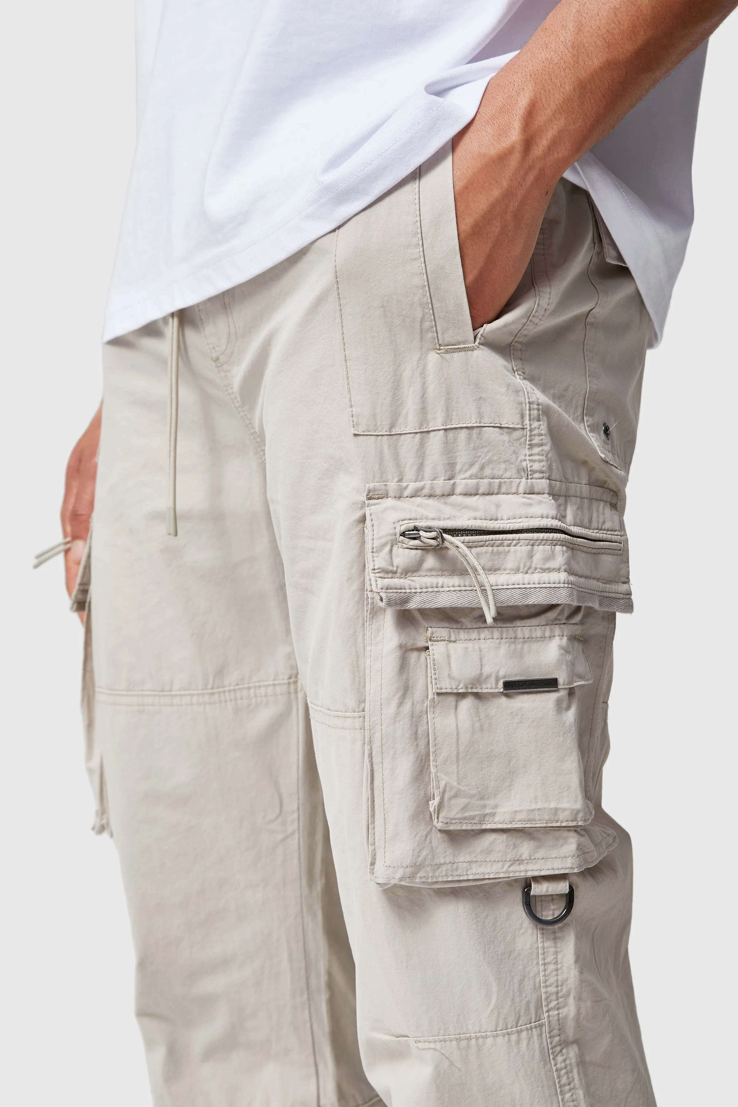 CONQUER CARGO PANT - GREY