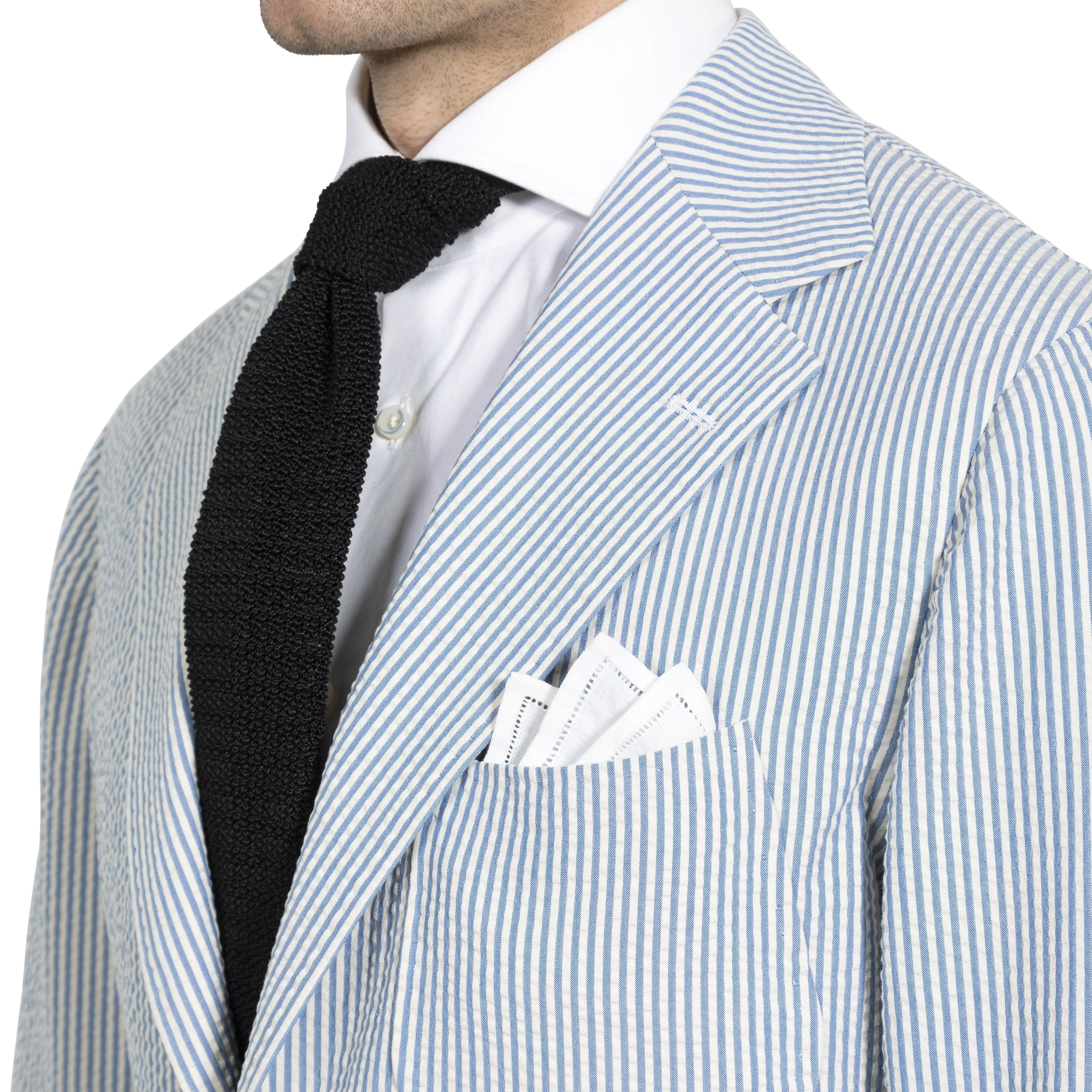 Cotton Seersucker Model 7 Sport Coat