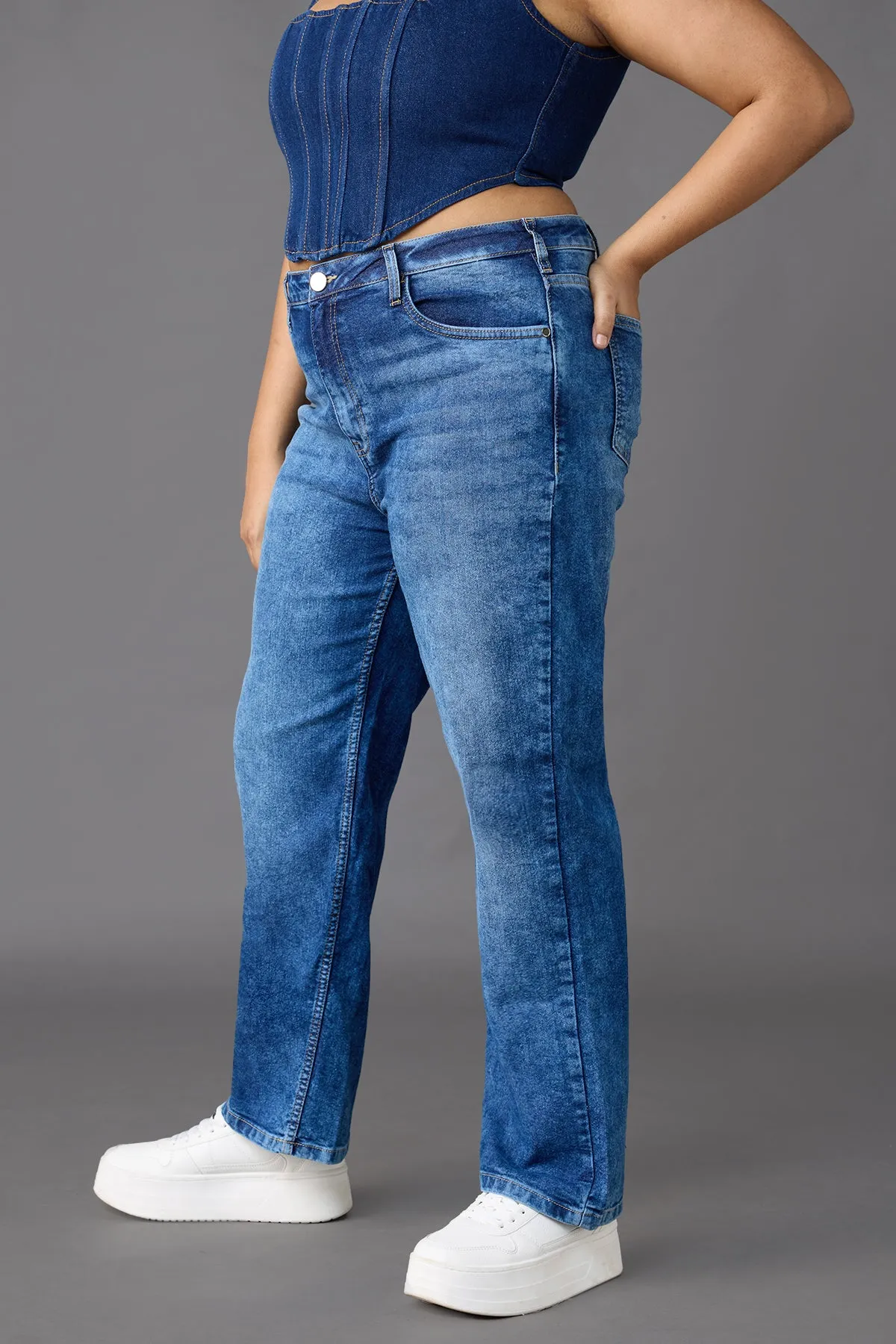 Curve Maytime Straight Jeans