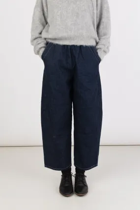 Dark Indigo Barrel Pant