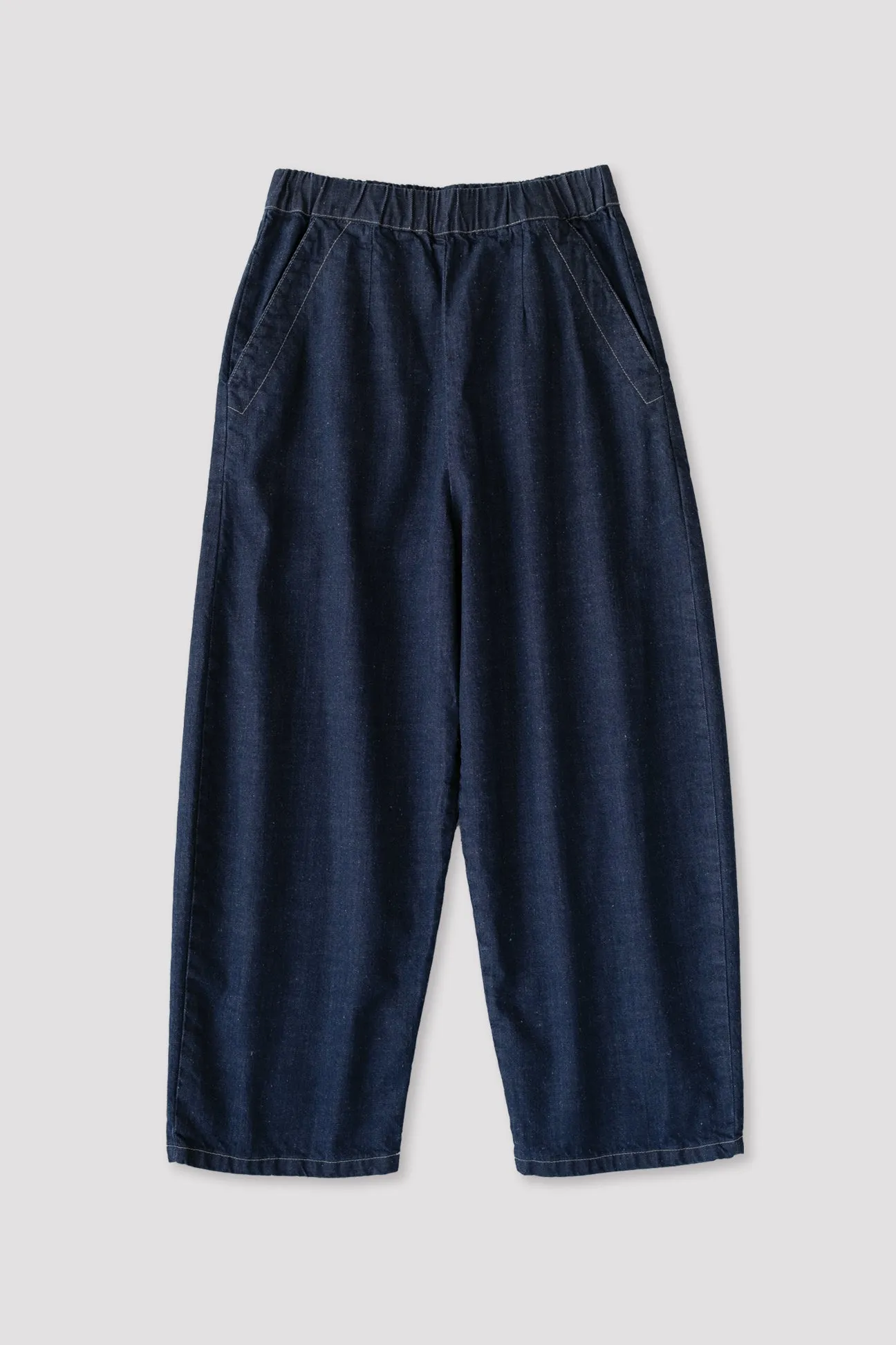 Dark Indigo Barrel Pant