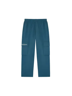 Double Jersey Cargo Track Pants—storm blue