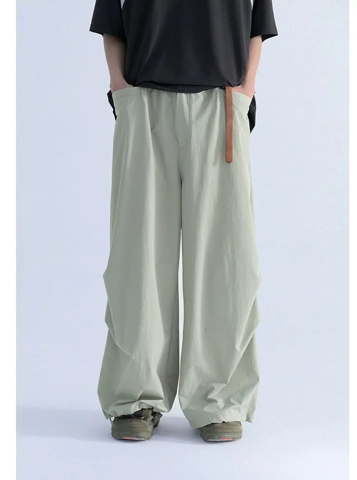 Drawstring Drapey Track Pants