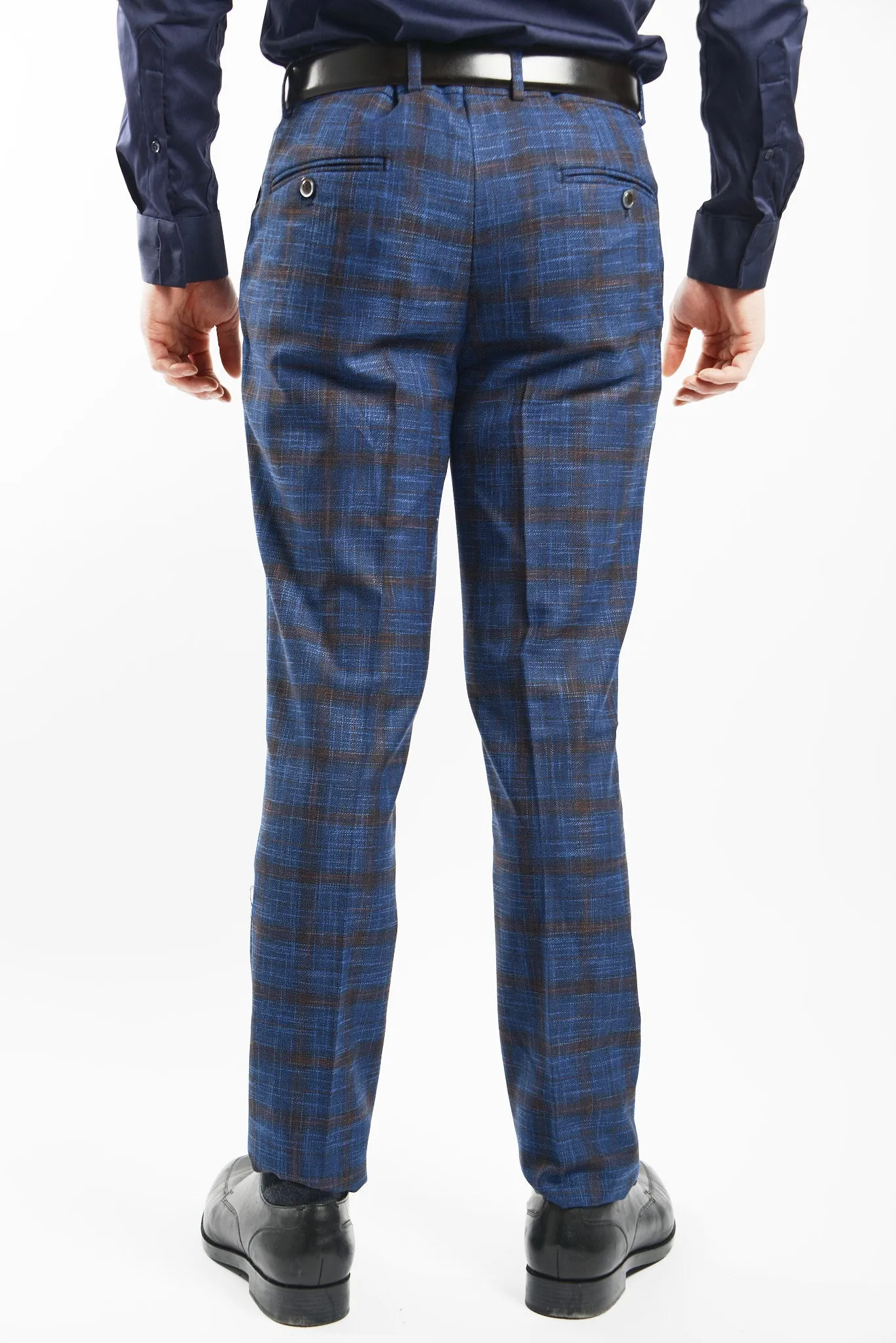 DT WINDOWPANE DRESS PANT