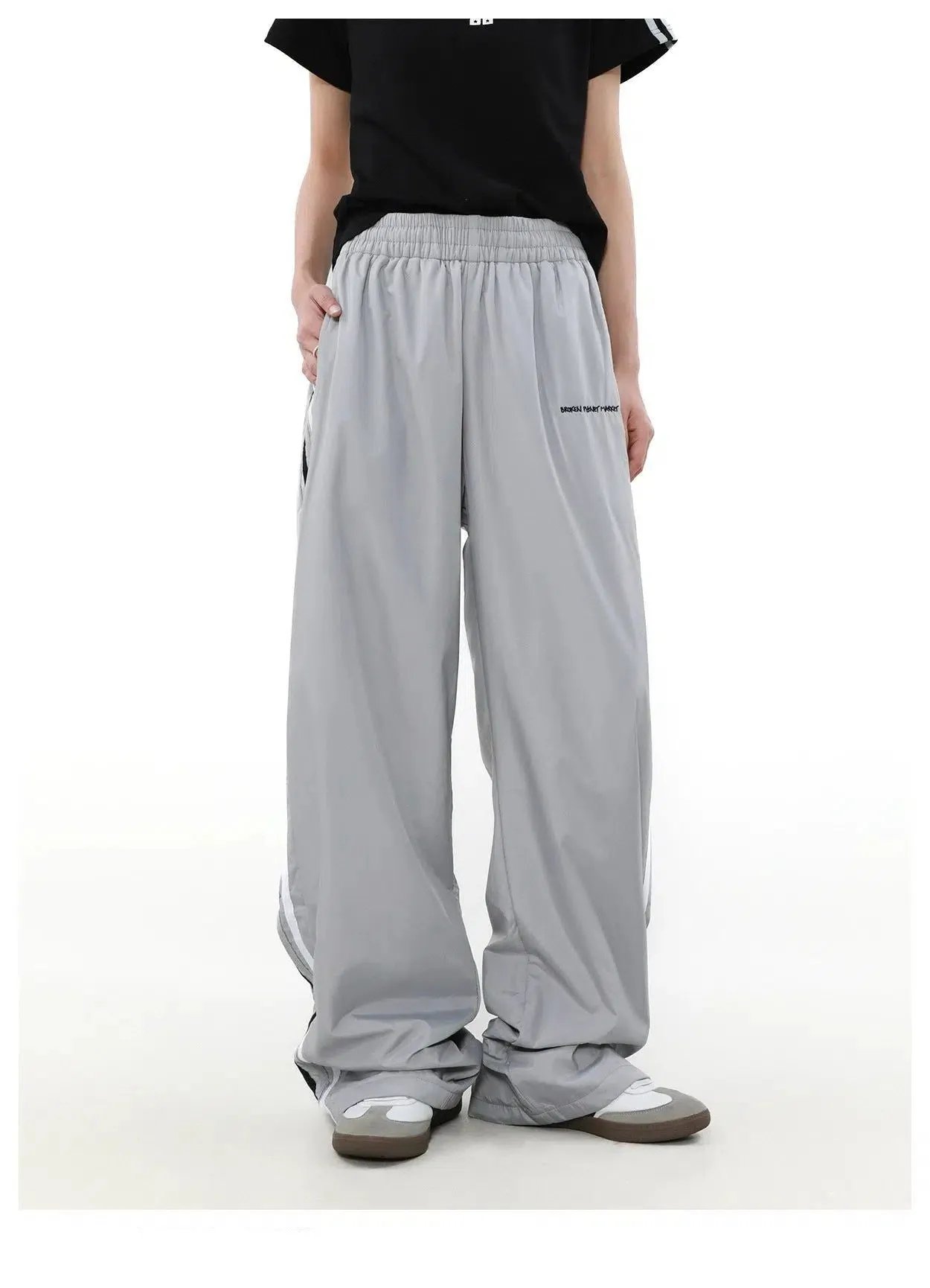 Elastic Side Stripe Track Pants