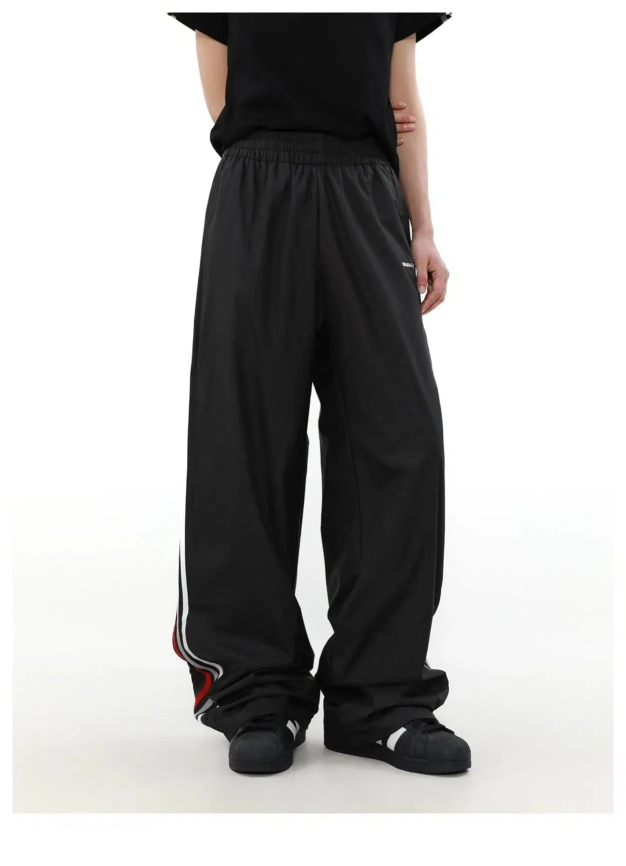 Elastic Side Stripe Track Pants