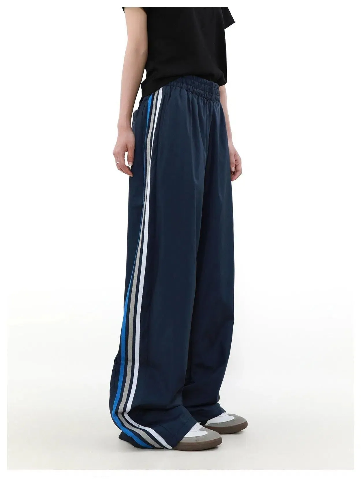 Elastic Side Stripe Track Pants