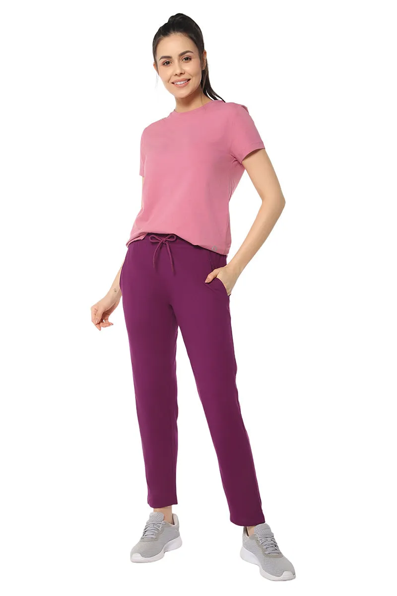 Elements Track Pants - Magenta Purple