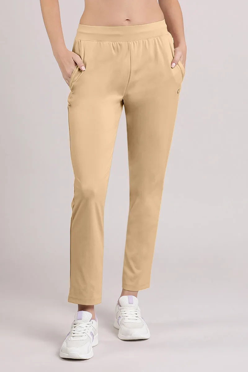 Energize Flexi Track Pants - Irish Cream