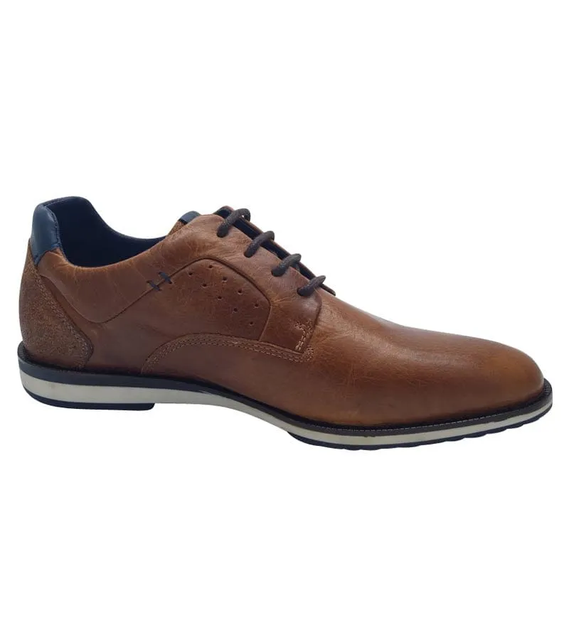 Escape Mens Smart Tan Leather Shoe - Galileo