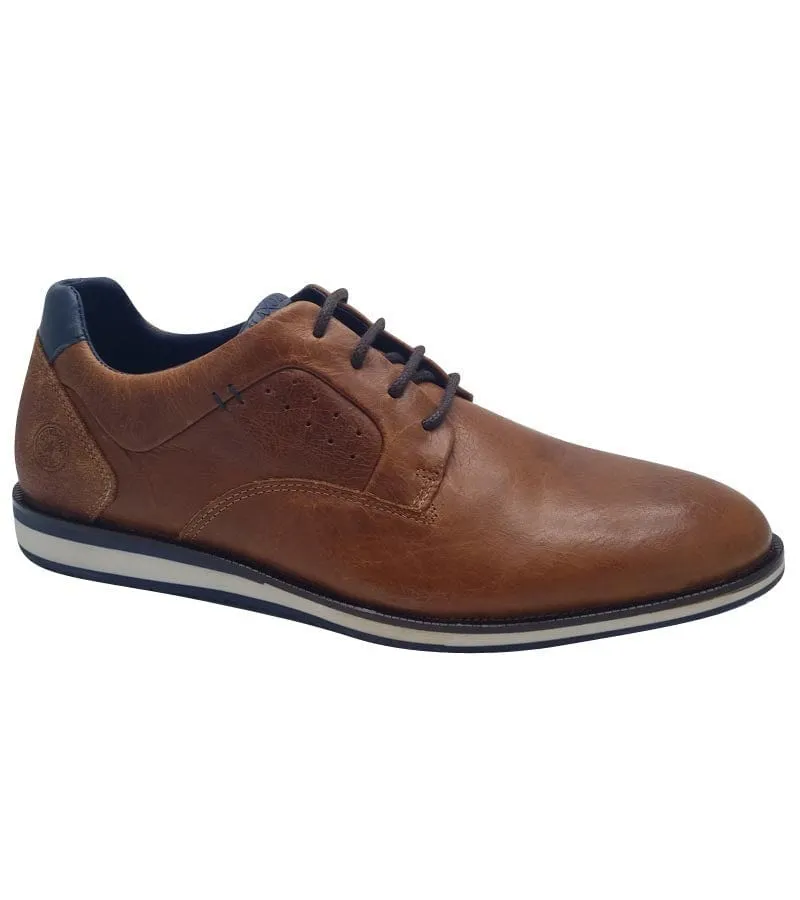 Escape Mens Smart Tan Leather Shoe - Galileo