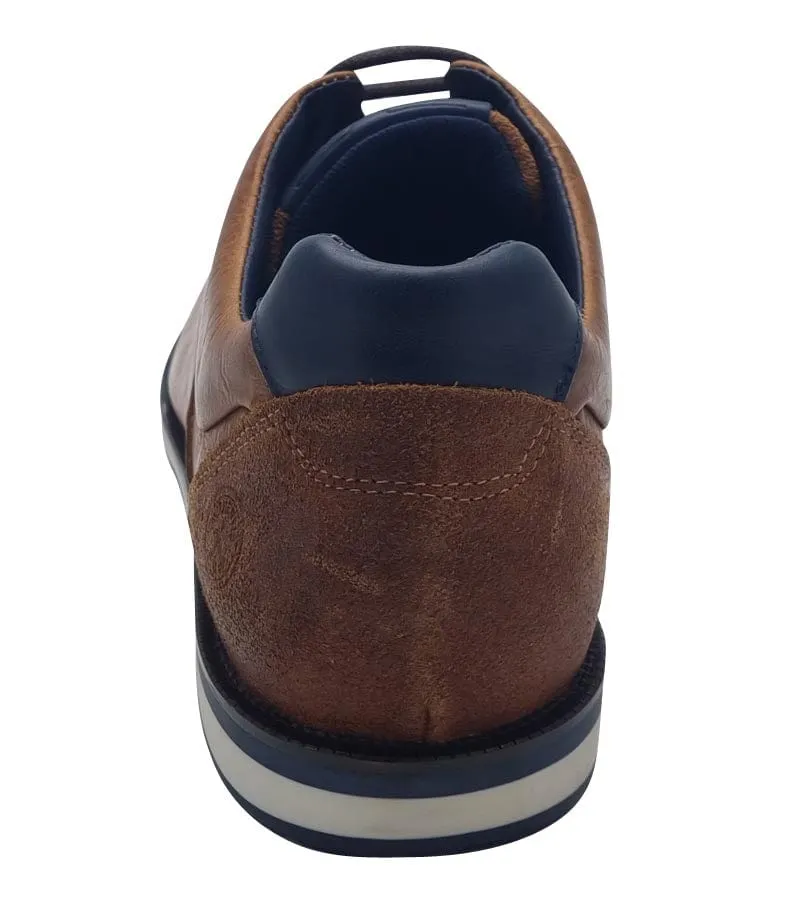 Escape Mens Smart Tan Leather Shoe - Galileo