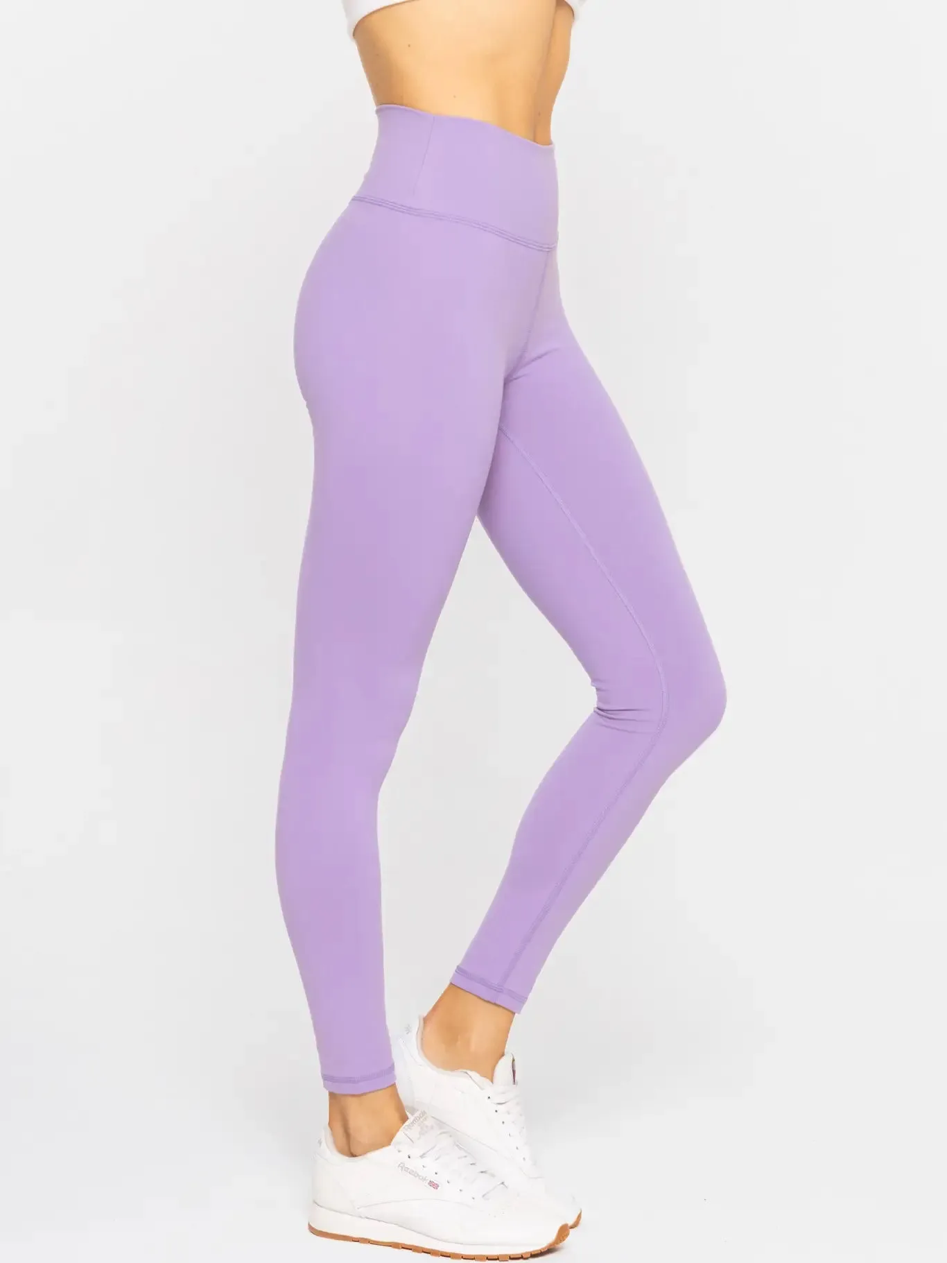 Essential Solid Legging - Purple Orchid