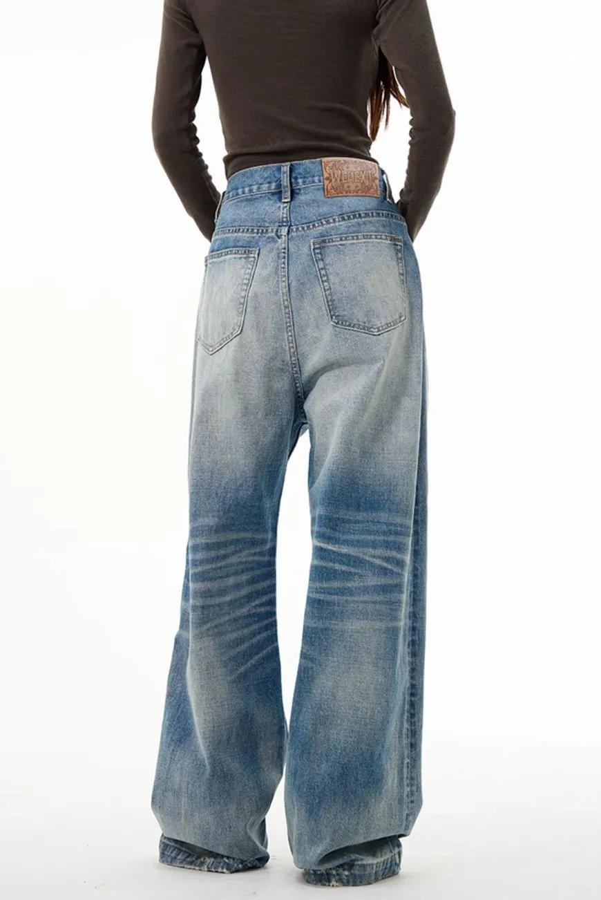 Faded Buttons-Up Jeans