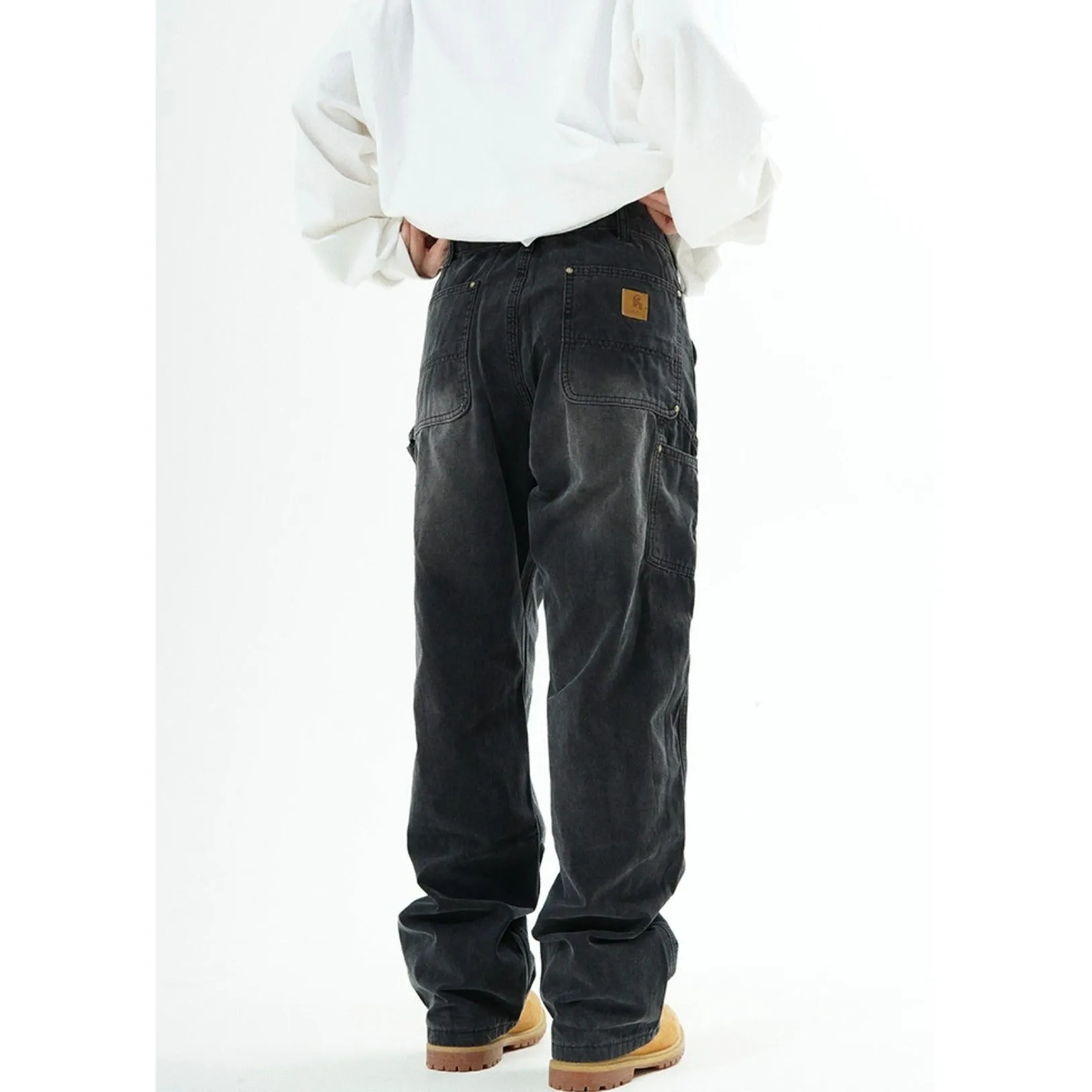 Flared Leg Cargo Pants