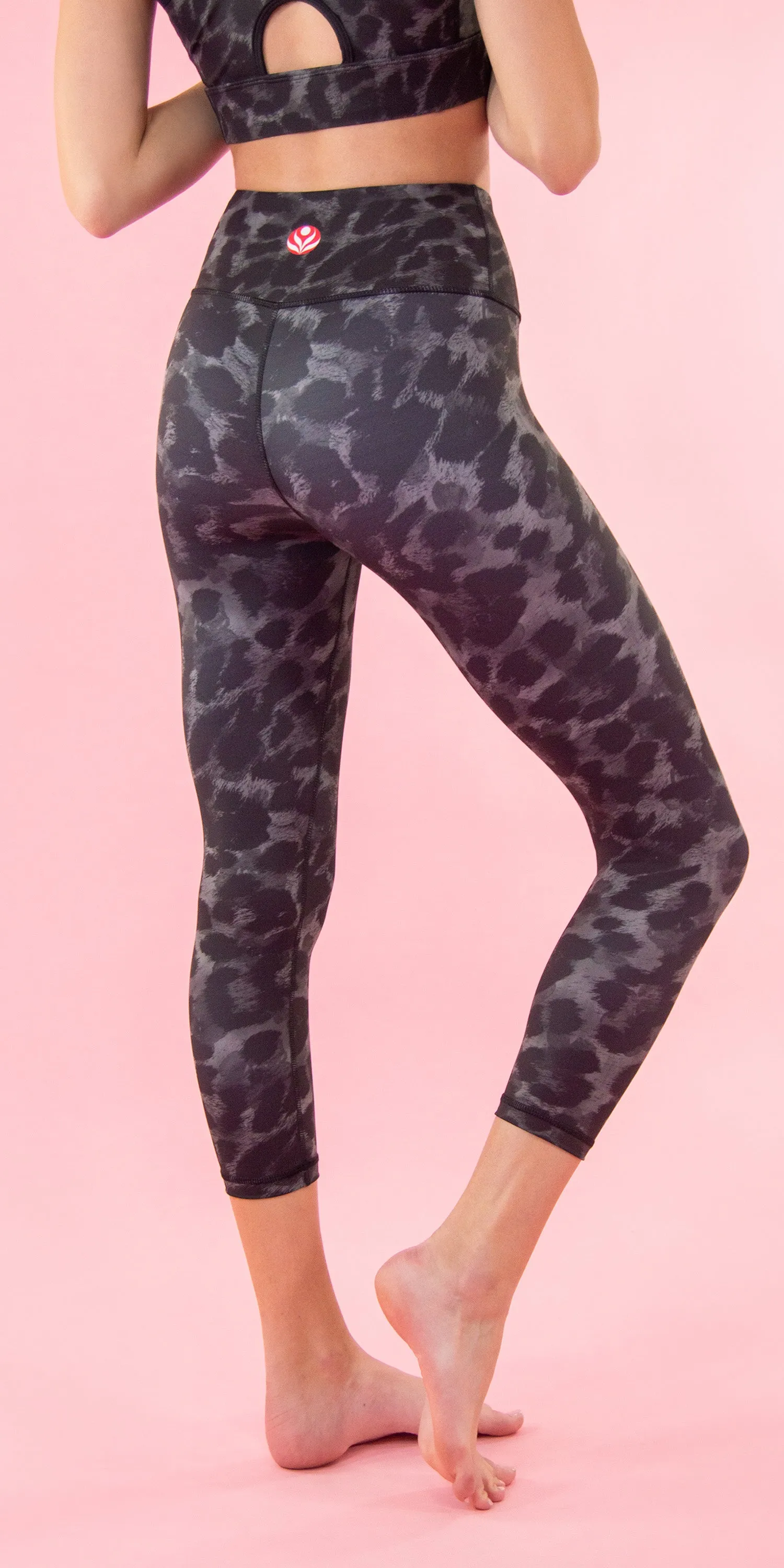 Graphite Leopard - Legging