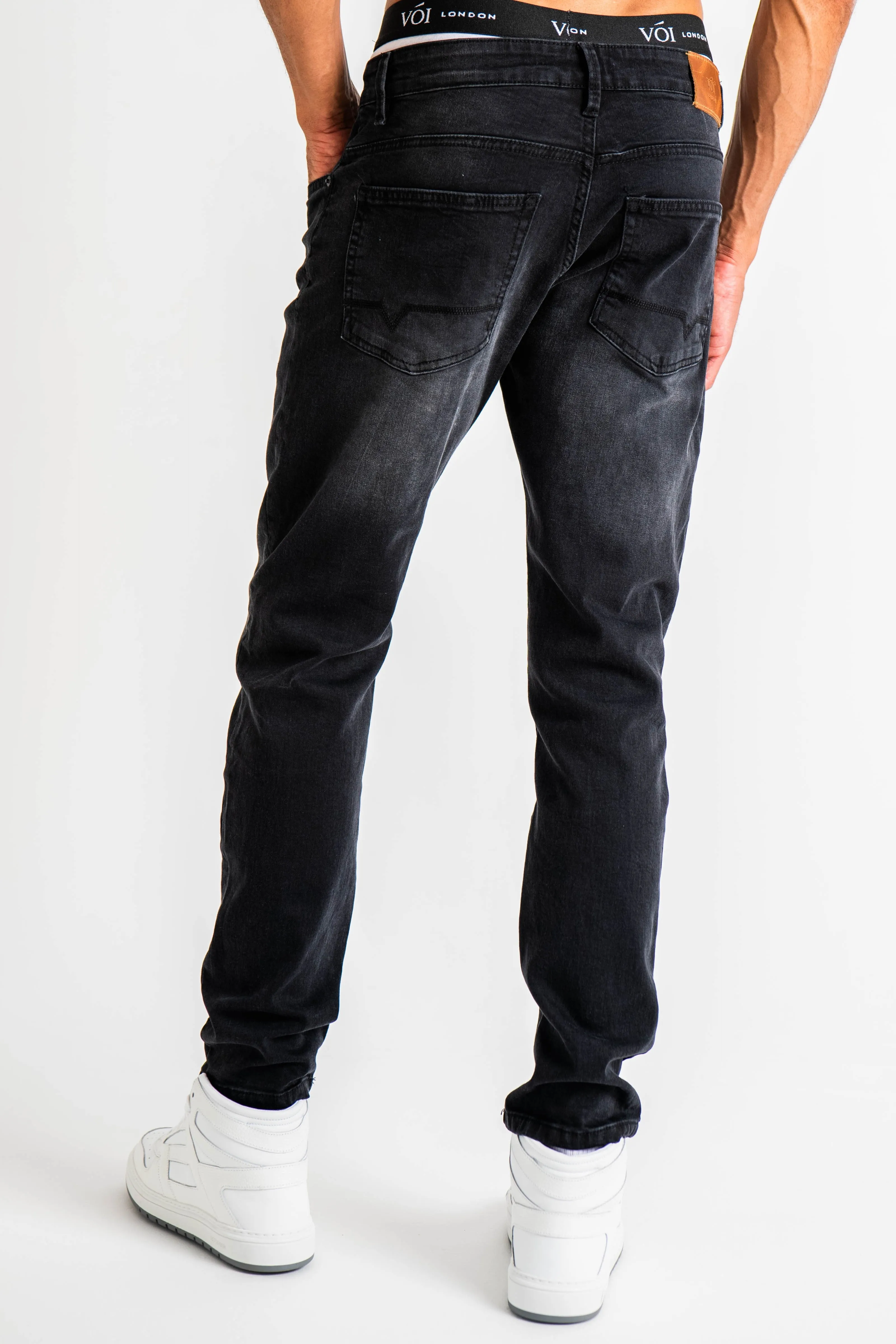 Hamilton Tapered Jeans - Black