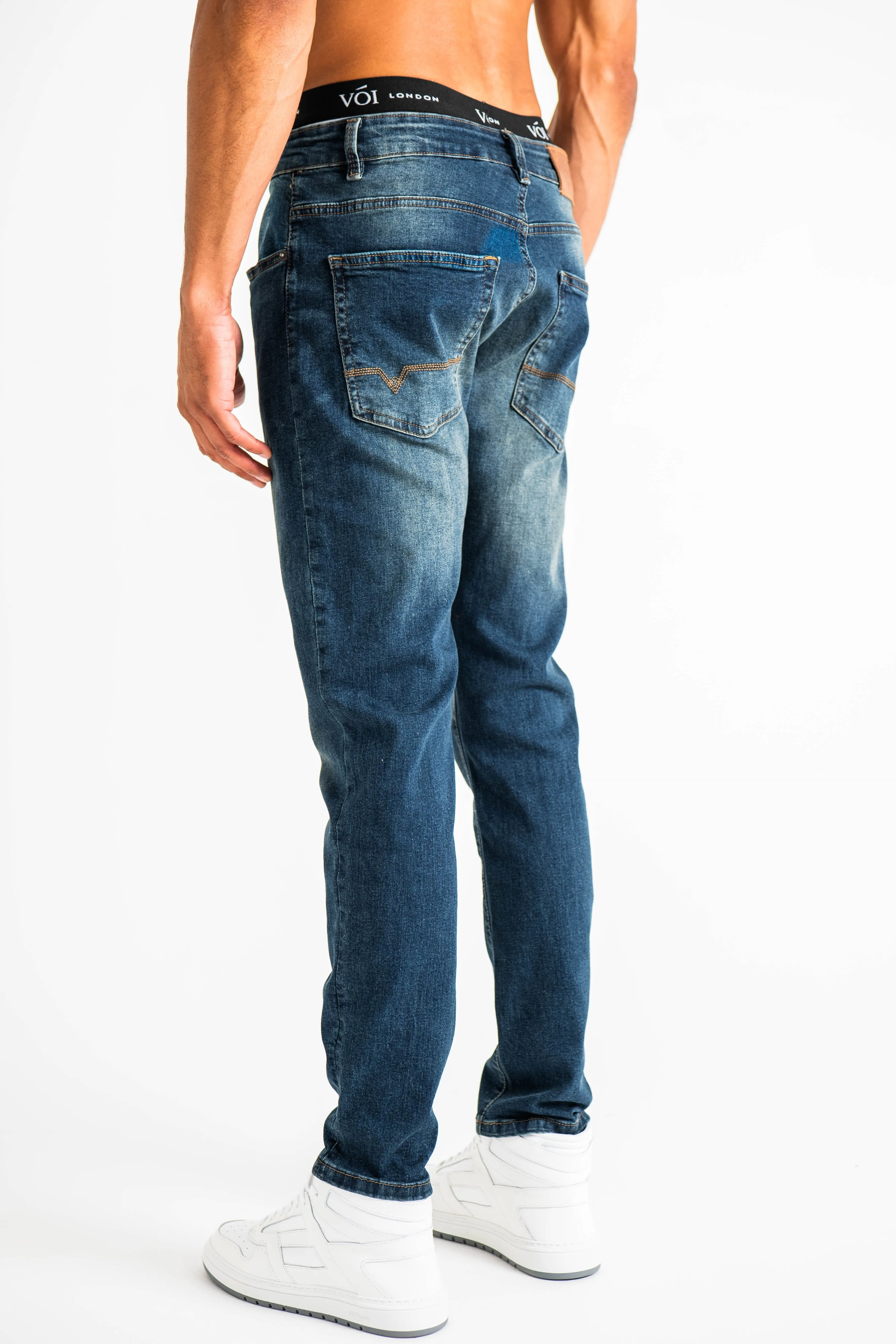 Hamilton Tapered Jeans - Dark Blue