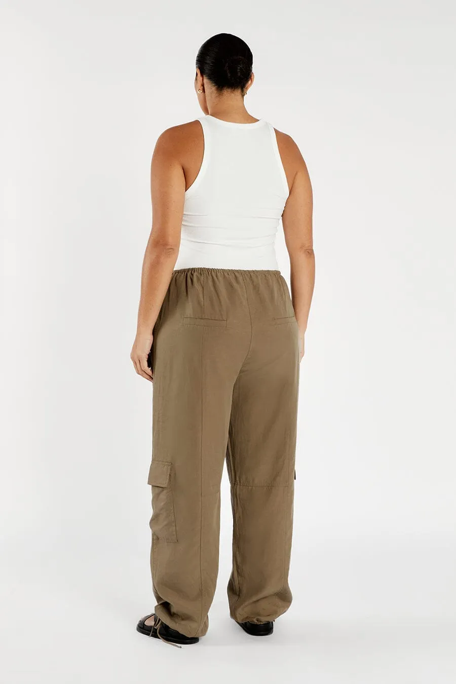 HEIDI FERN TENCEL BLEND CARGO PANT