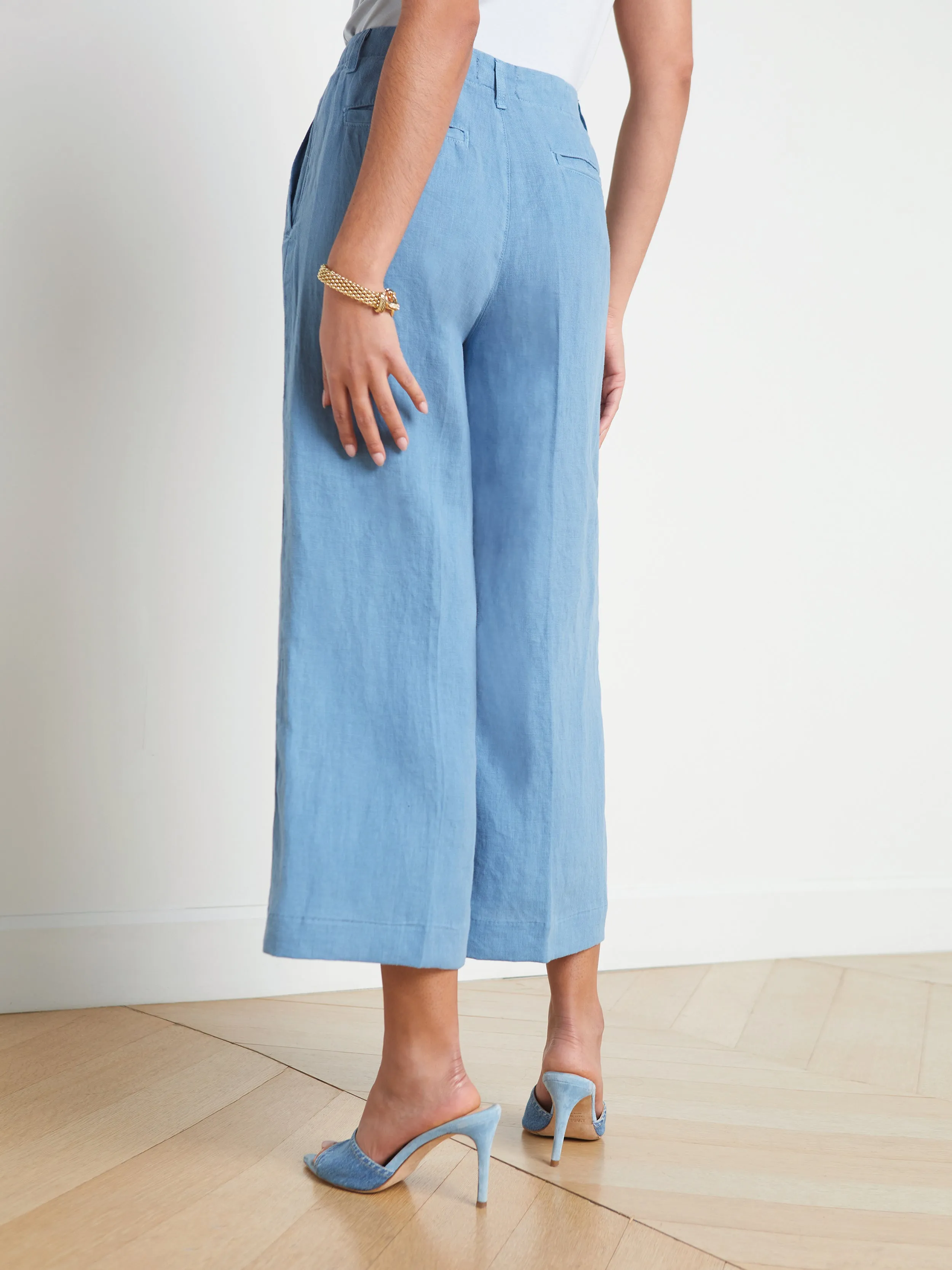 Henderson Linen Cropped Pant