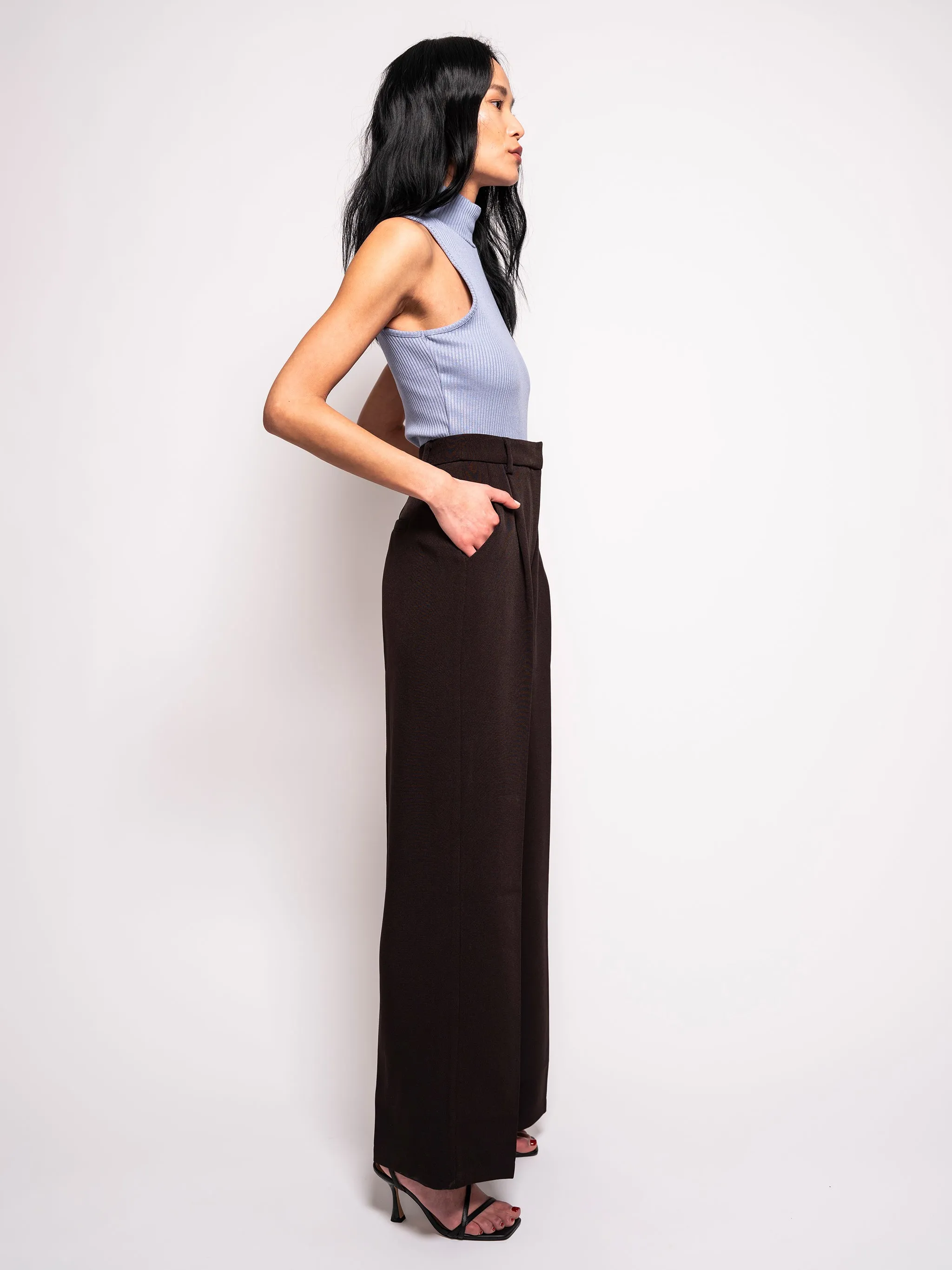 High Waist Suit Pants