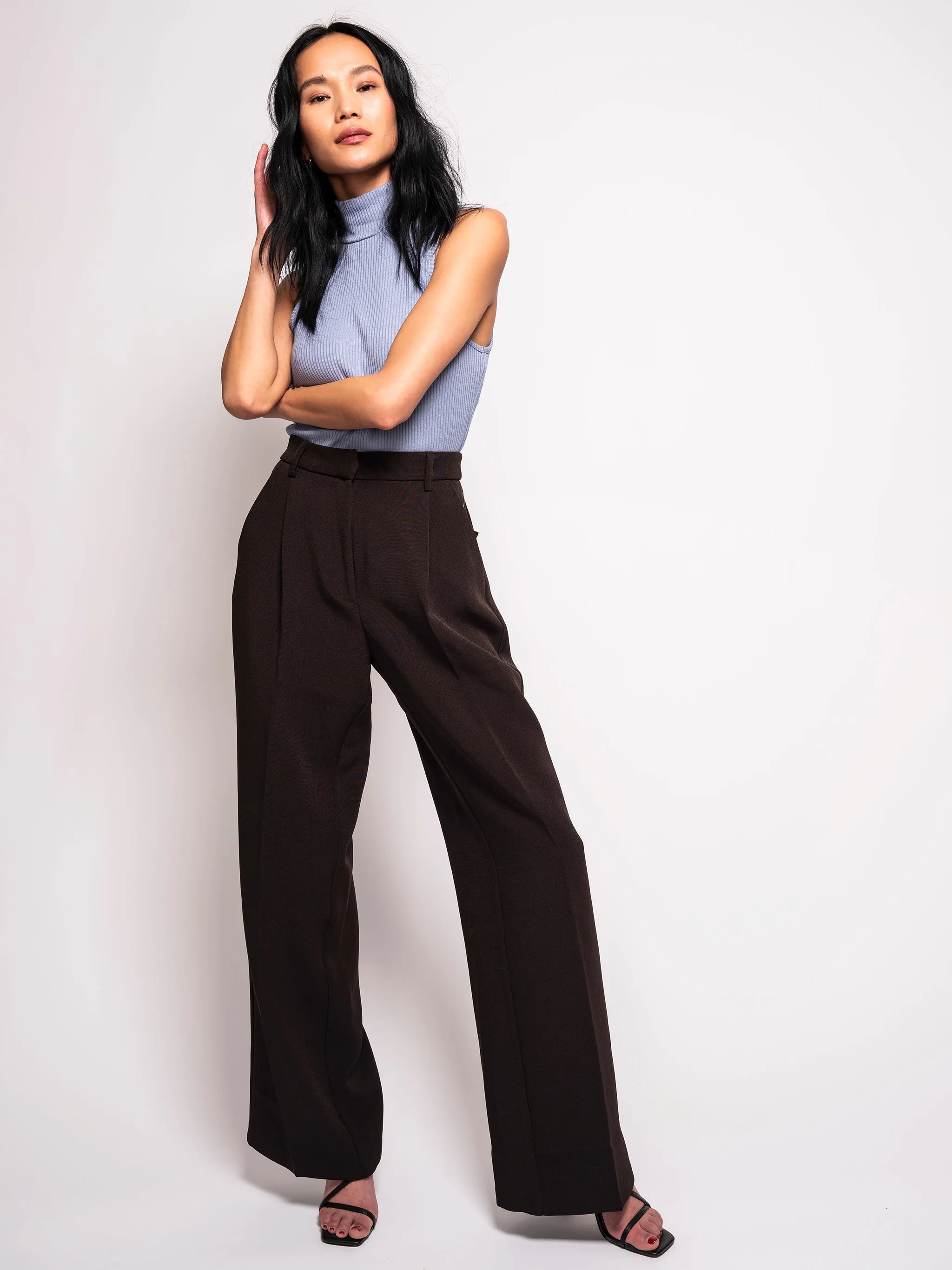 High Waist Suit Pants