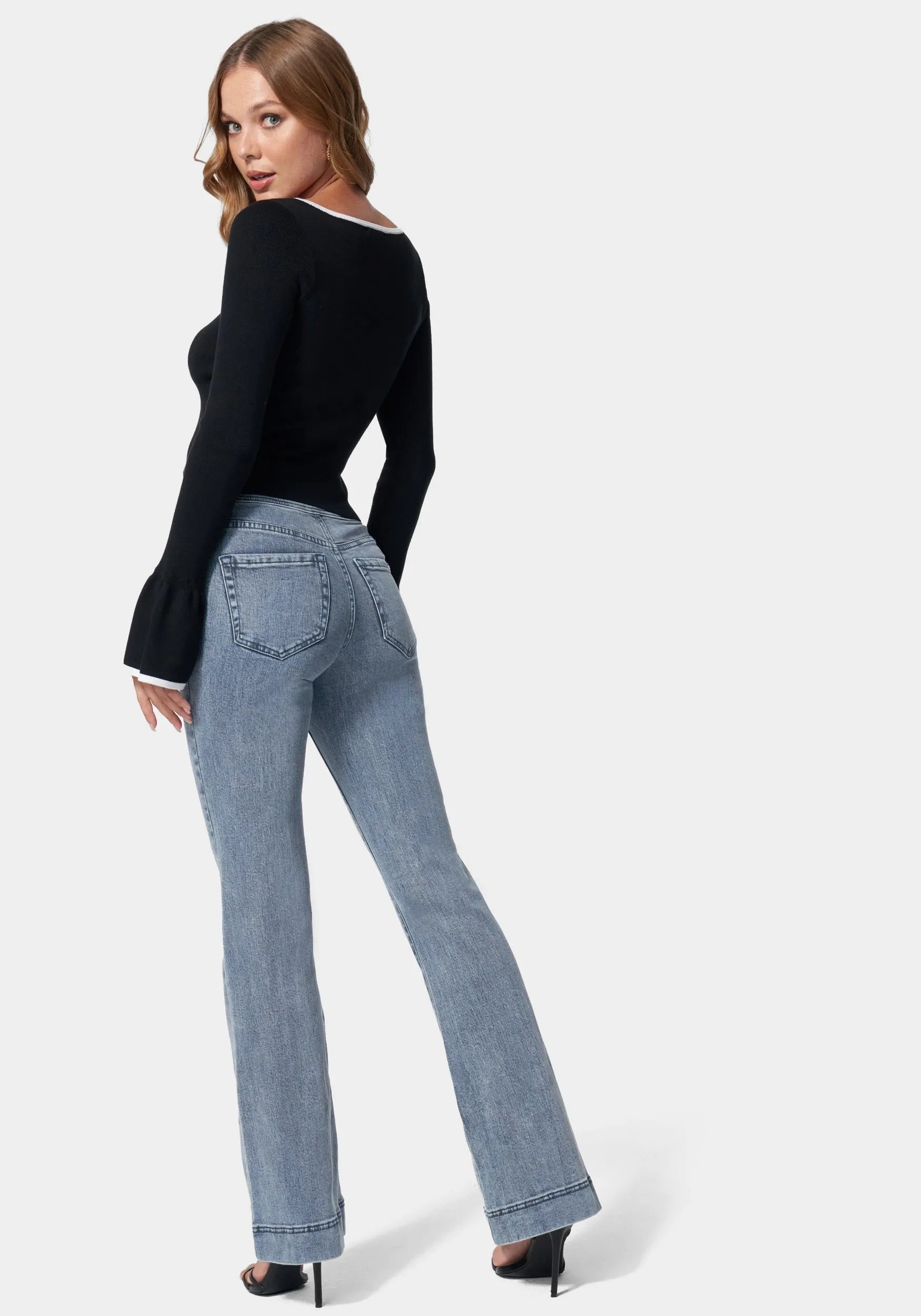 High Waist Wide Leg Jeans