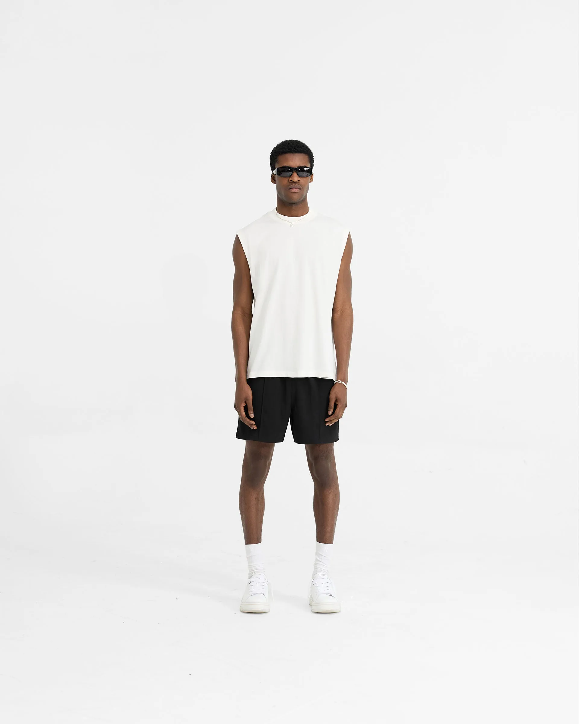 Initial Track Short - Black