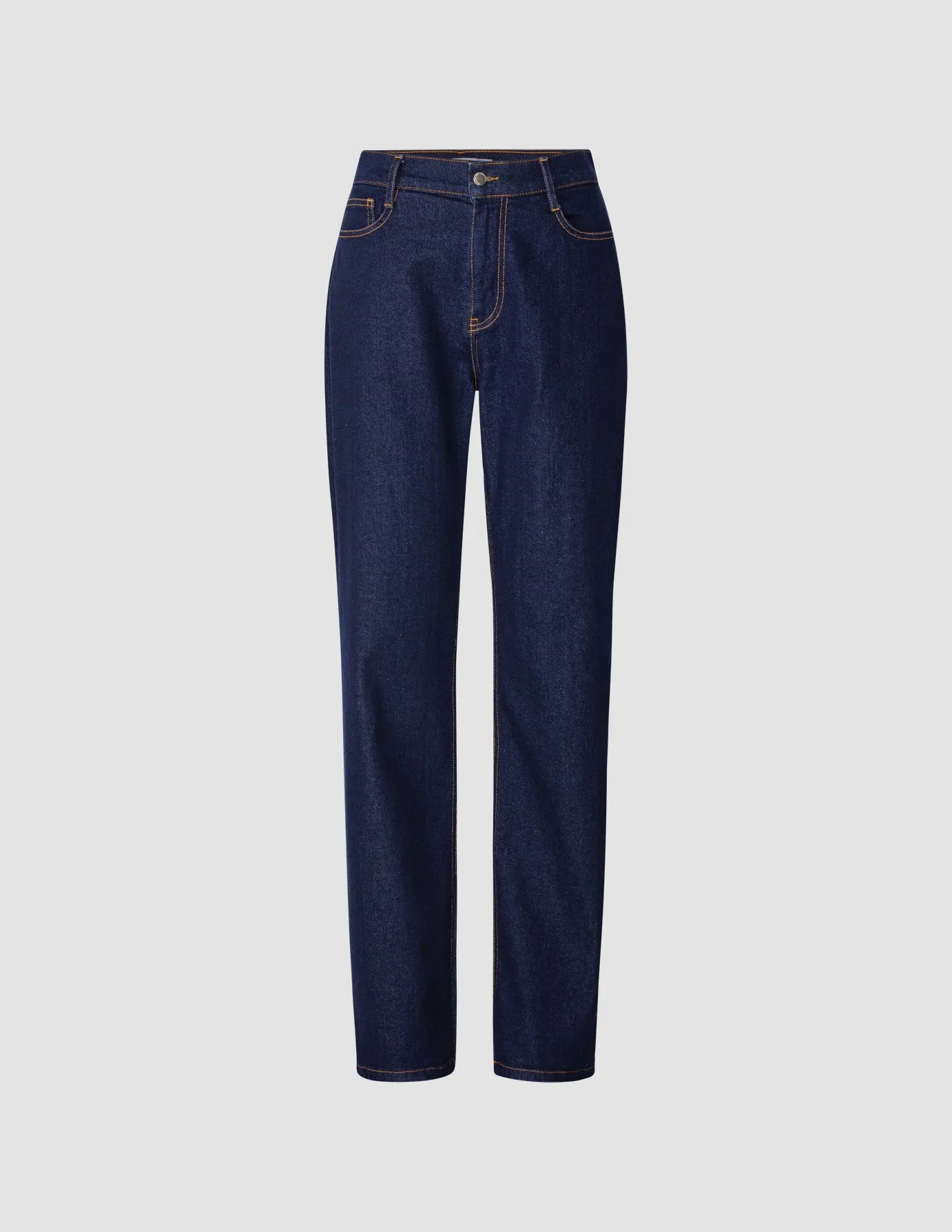 Jeans Straight Dark Blue