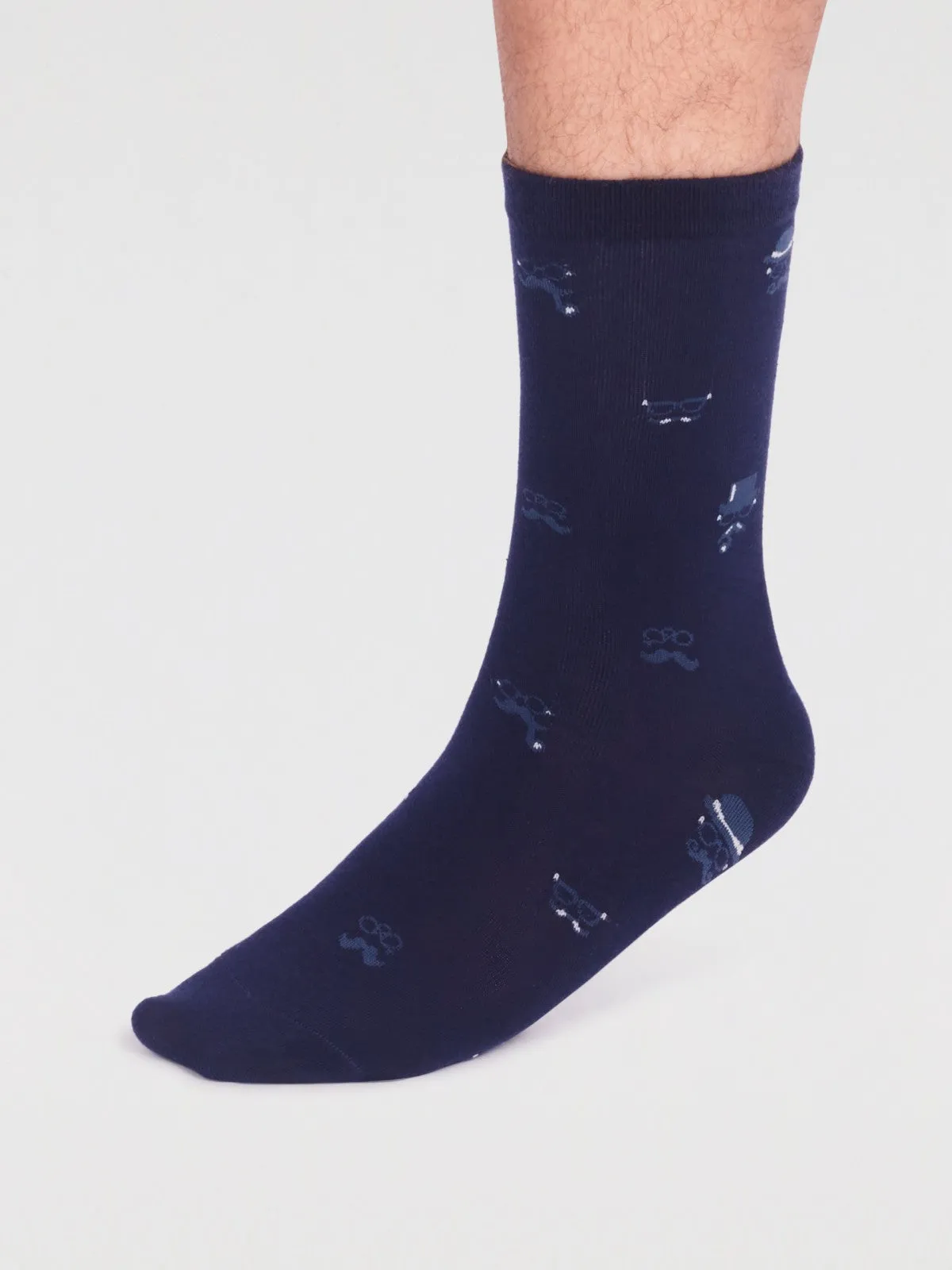 Jett Organic Cotton Smart Socks - Navy