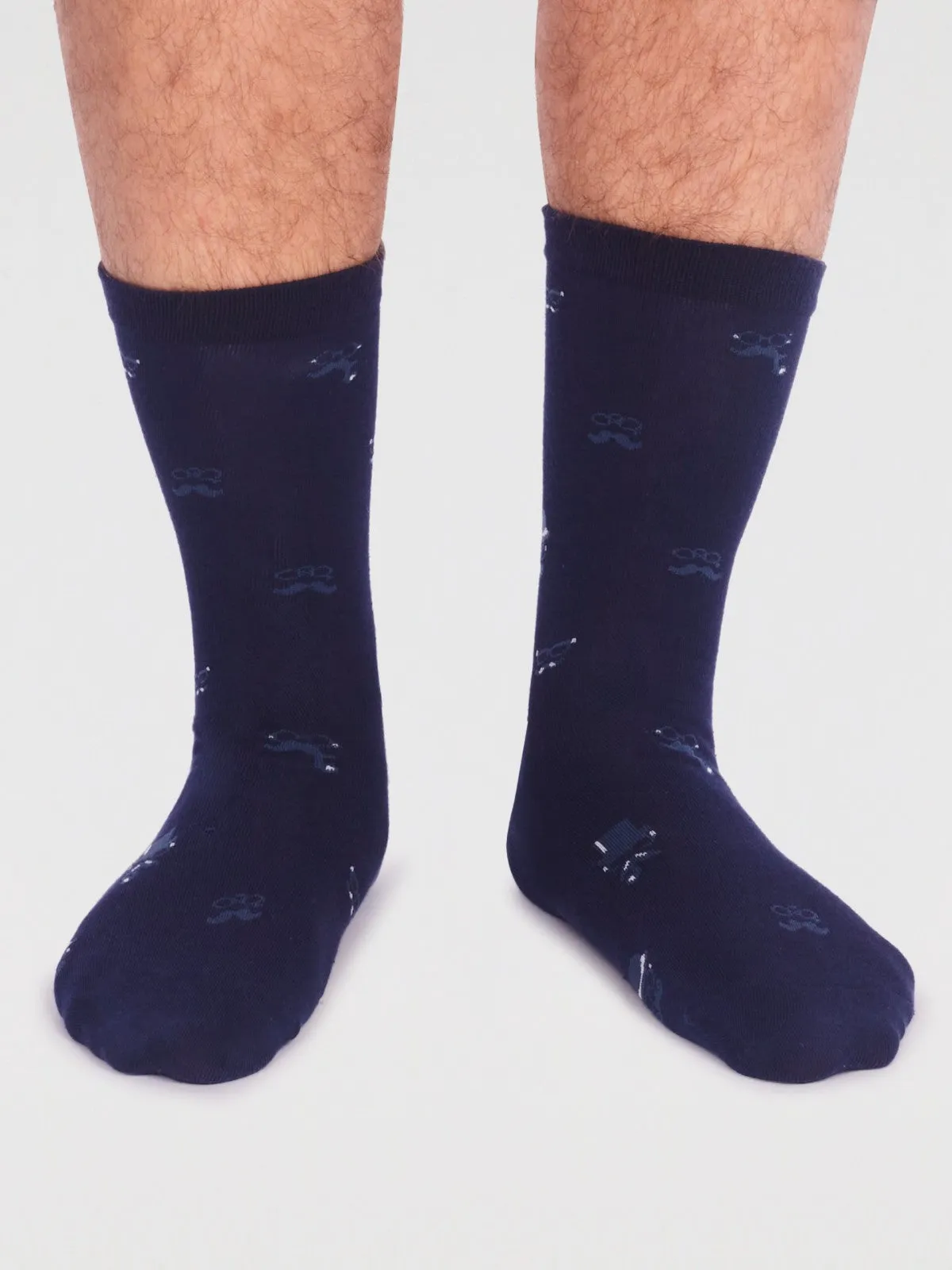 Jett Organic Cotton Smart Socks - Navy