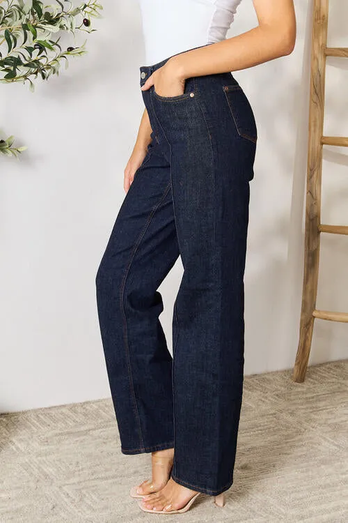 Judy Blue High Waist Wide Leg Jeans