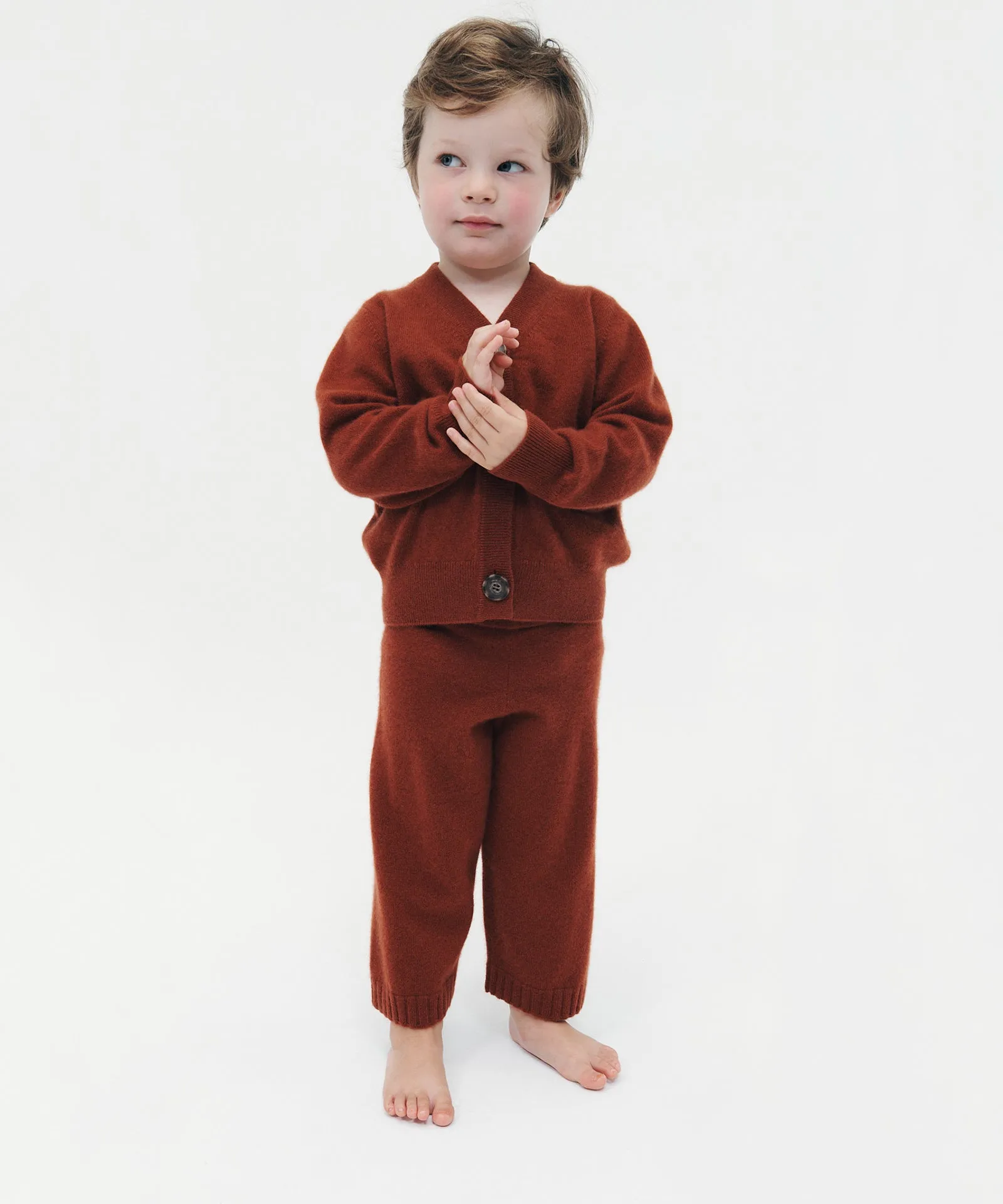 Kid's Cashmere Cropped Pant