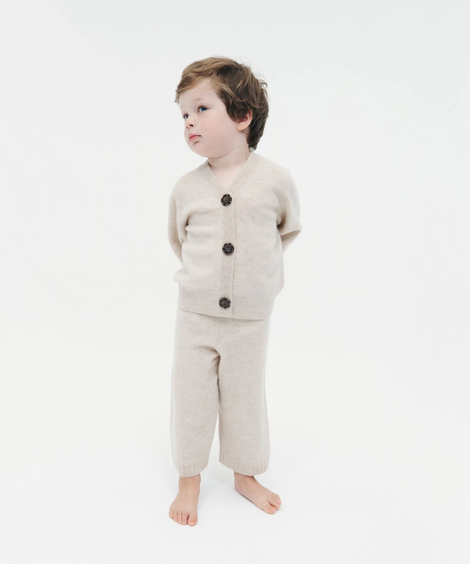 Kid's Cashmere Cropped Pant