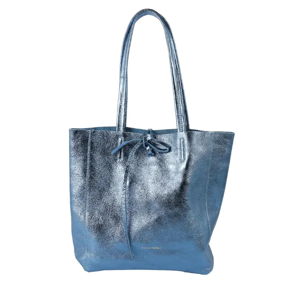 MAISON FANLI Medium Tote BLUE JEANS