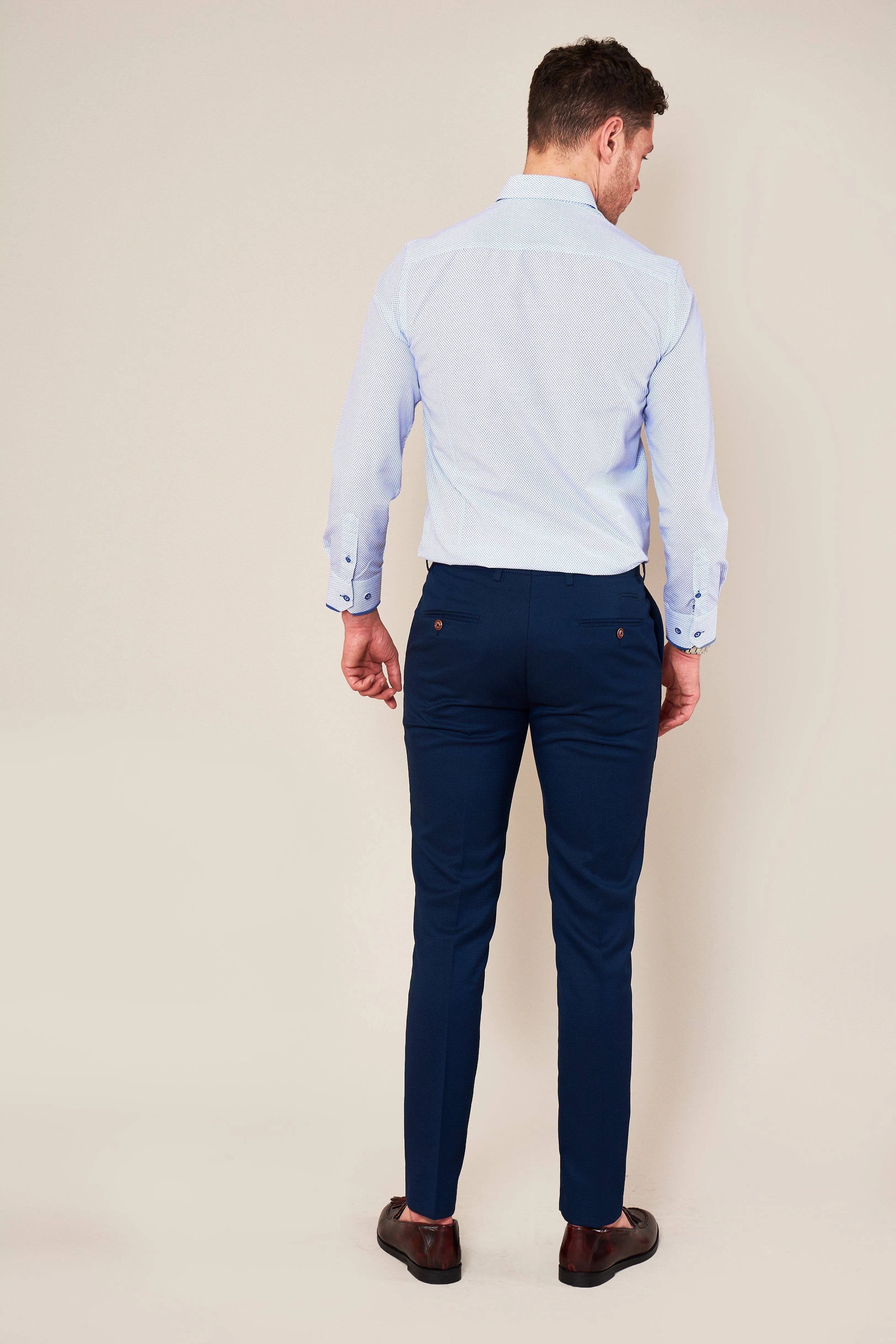 MAX - Skinny Fit Royal Blue Trousers