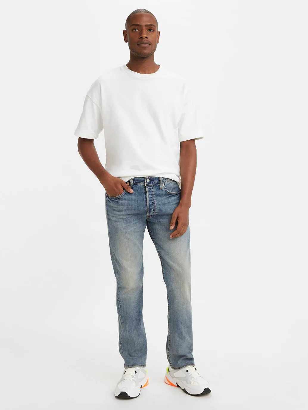 Men's 501 Blue Regular Fit Jeans