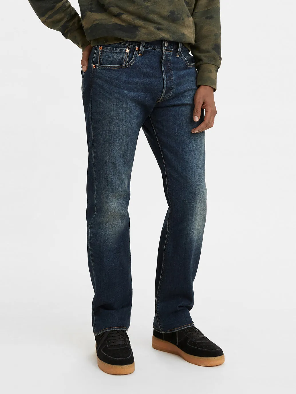 Men's 501 Blue Regular Fit Jeans