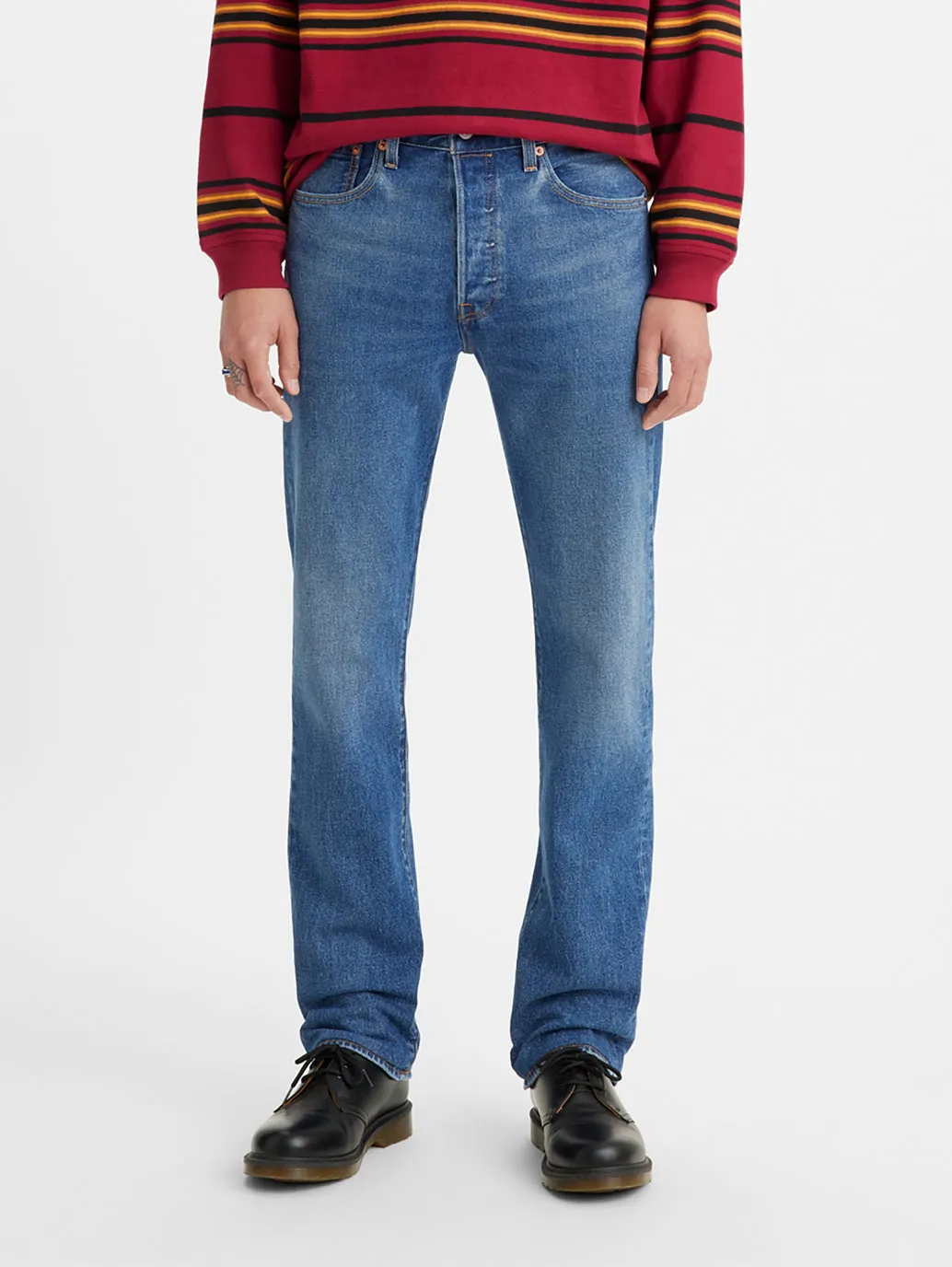 Men's 501 Blue Regular Fit Jeans