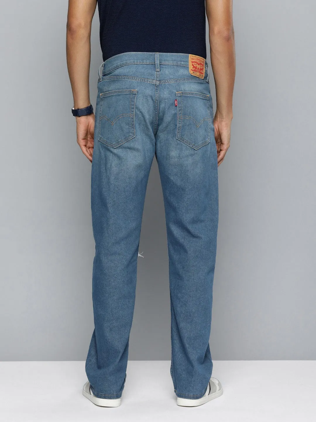 Men's 551Z Blue Straight Fit Jeans