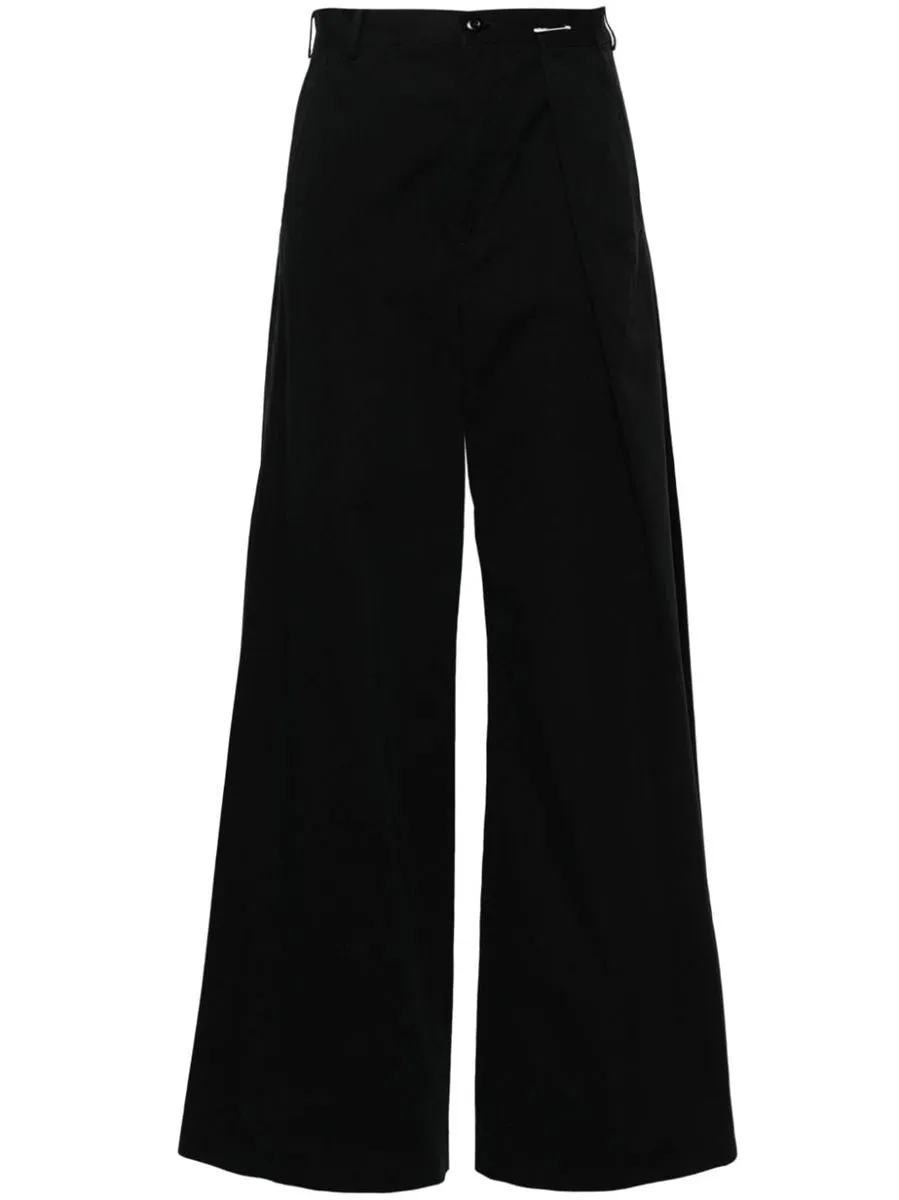 MID-RISE WIDE-LEG TROUSERS