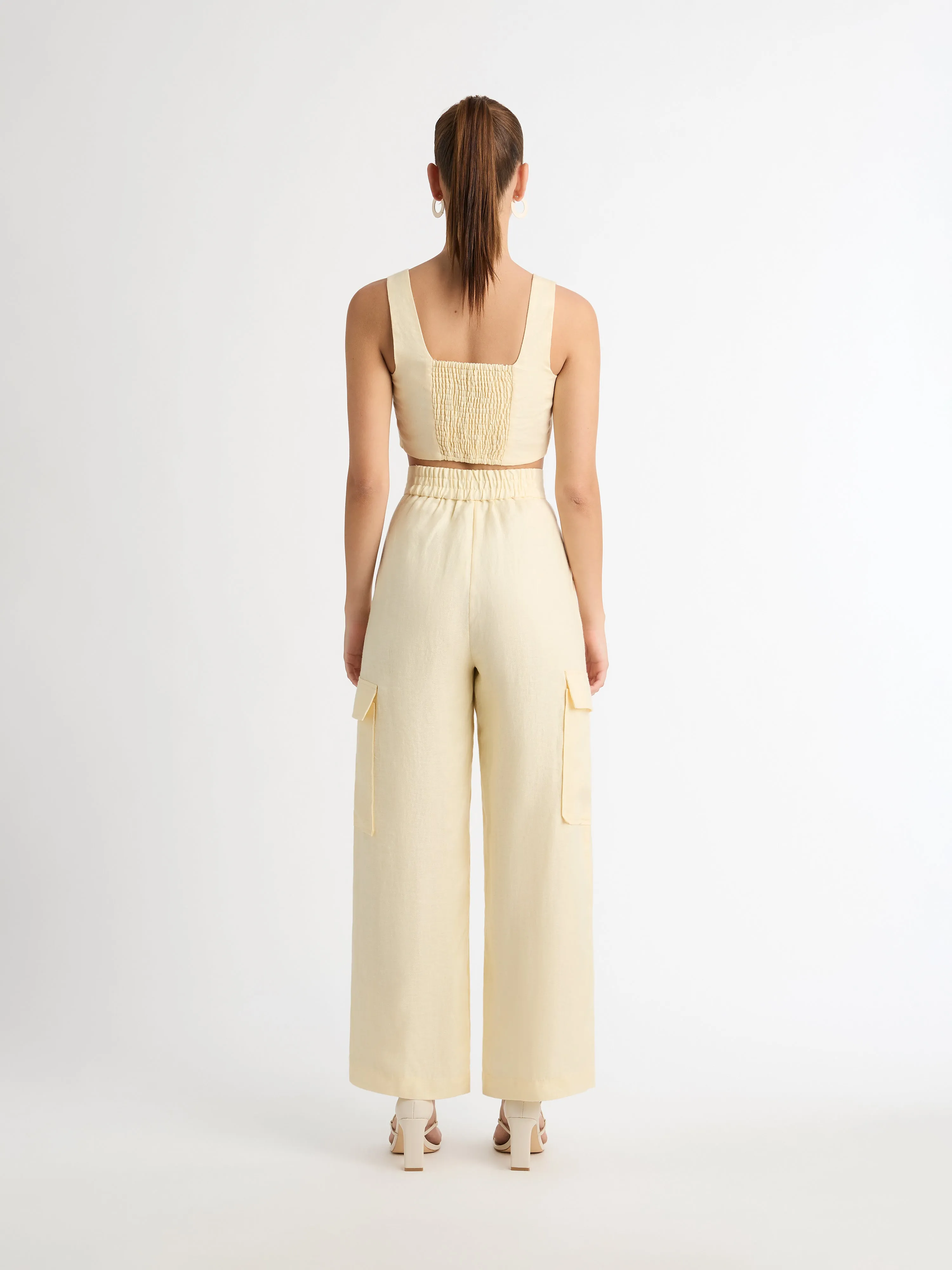 MILA LINEN CARGO PANT