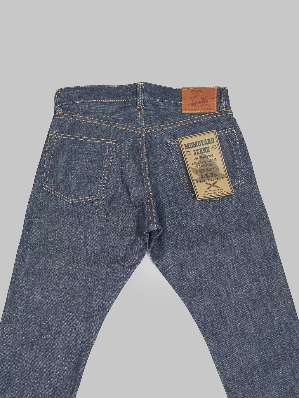 Momotaro 0405-40 14.7oz "Legacy Blue" High Tapered Jeans