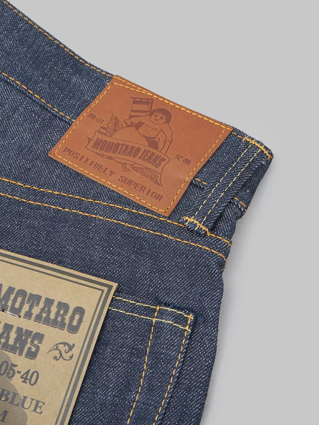 Momotaro 0405-40 14.7oz "Legacy Blue" High Tapered Jeans